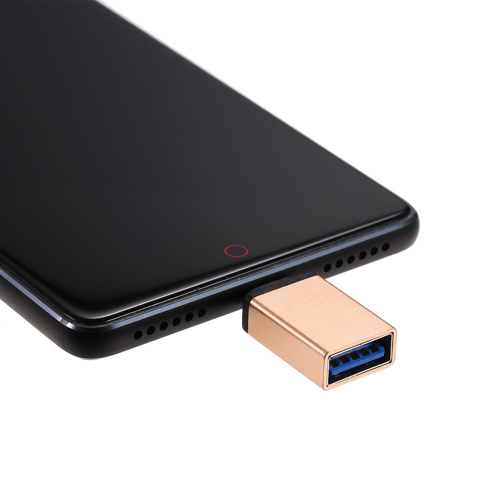 KOCAN USB C to USB 3.0 Adapter, USB Type C Male to USB A Female OTG Converter, Aluminum Alloy Adapter Compatible with Samsung S8 Plus, Xiaomi Mi5 Mi6 - Perfect for Charging, Data Transfer & Connecting USB Devices to Laptops/Phones