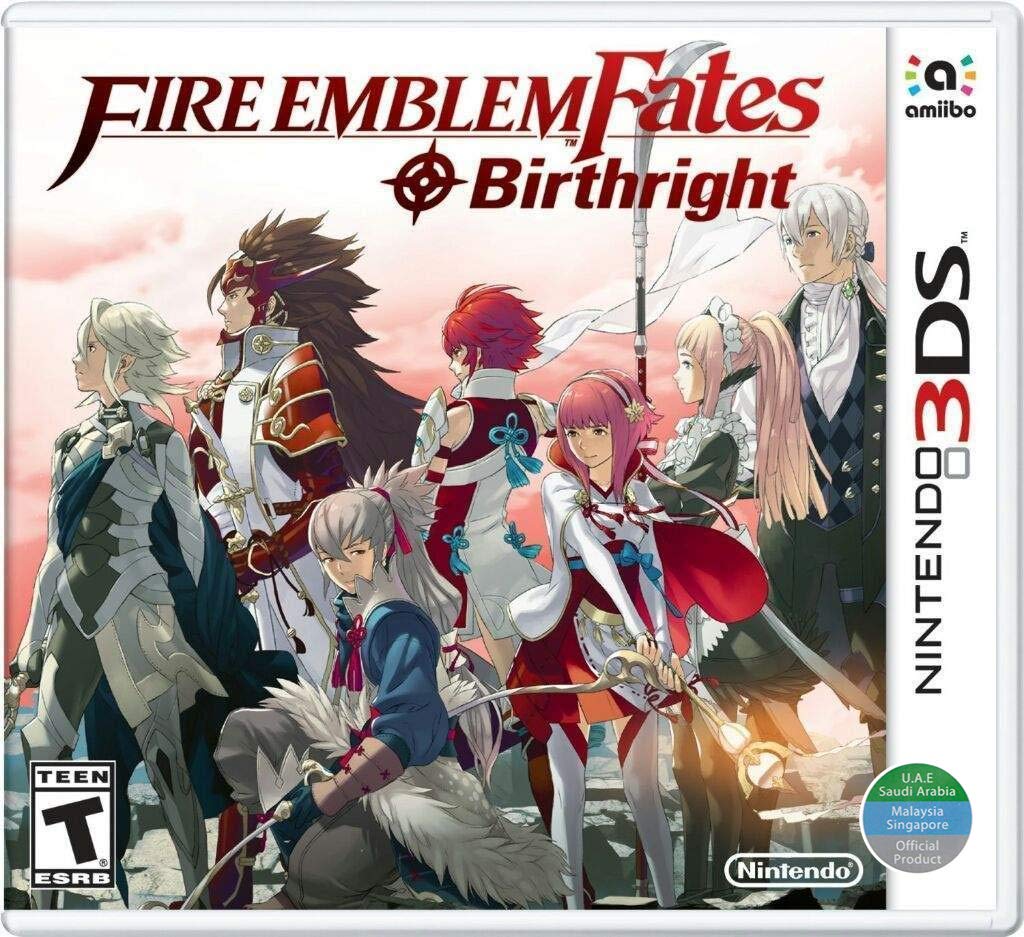 Fire Emblem Fates: Birthright - Nintendo 3DS Game (Asia Version) | Tactical RPG Adventure for Strategy Lovers | Perfect for Travel & Commute Gaming