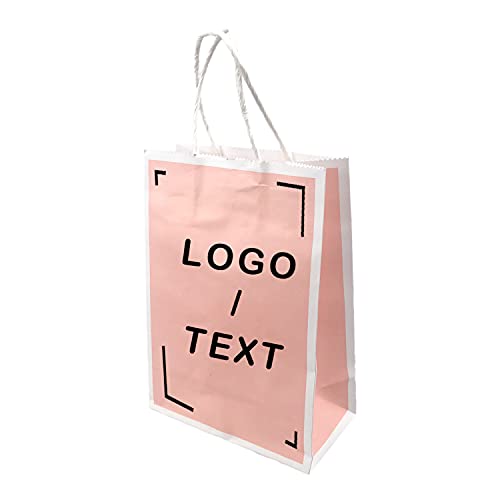 Pink background with white border