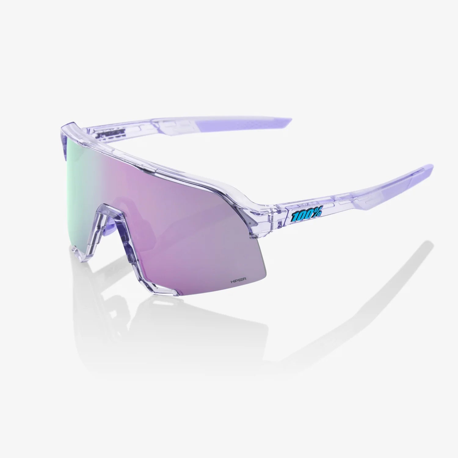 100% S3 Polished Translucent Lavender Hiper Lavender Mirror Lens - Perfect for Sunglasses, Motorcycle Goggles & Fashion Accessories