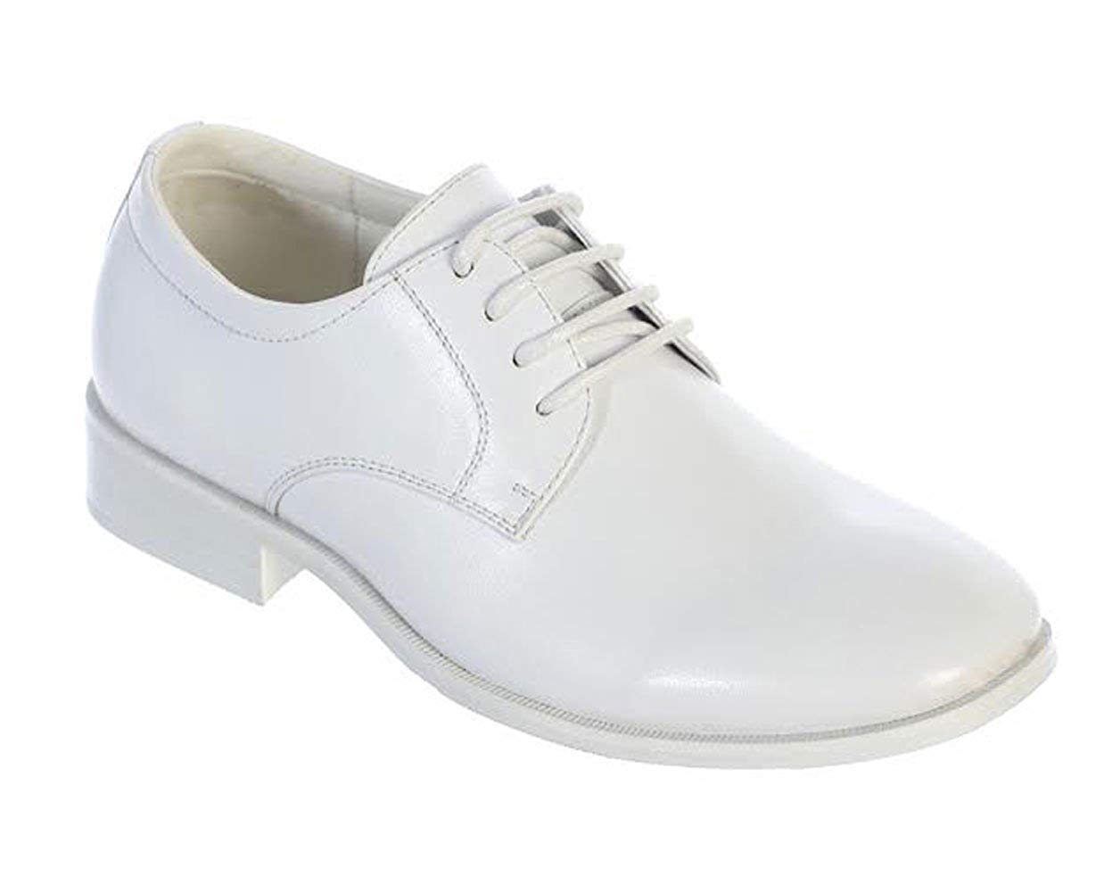 iGirlDress Boys Patent Leather Dress Shoes - Matte Oxford Formal Shoes for Special Occasions, Christening, First Communion & Wedding | Perfect for Church Events, School Ceremonies & Family Gatherings