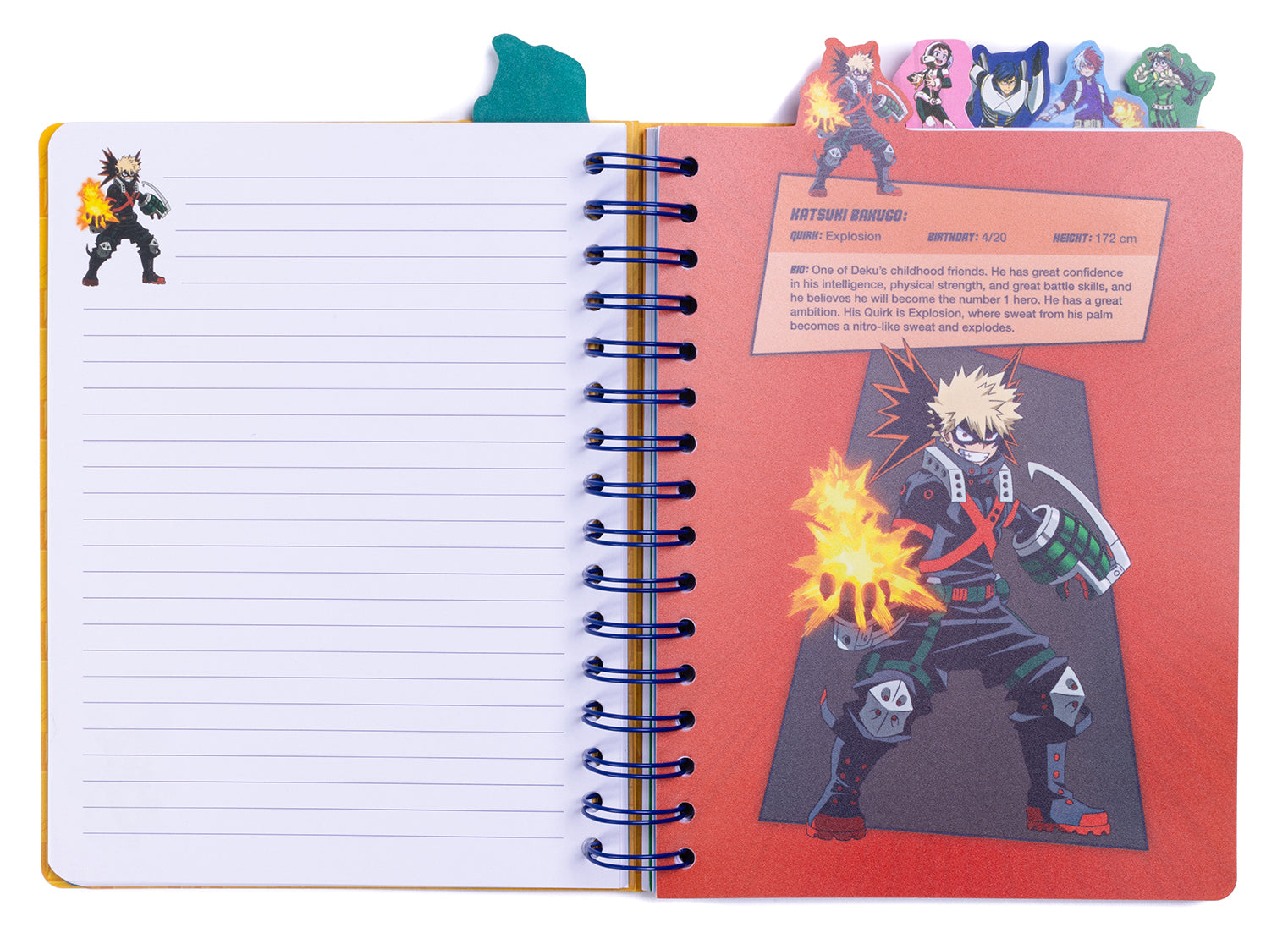 My Hero Academia: Class 1-A Spiral Notebook - Anime School Supplies for Note Taking, Journaling & Gift Giving | Perfect for Students, Fans & Collectors
