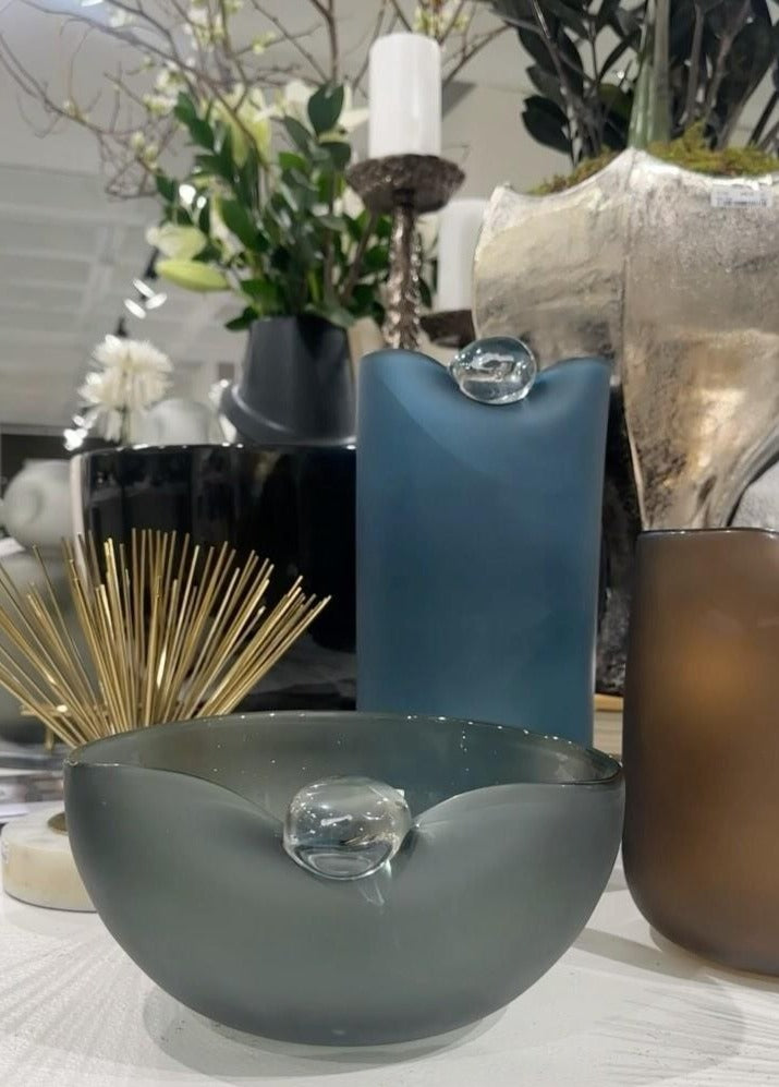 Premium Glass Bowls Set - Shatterproof & Microwave Safe - Elegant Serving Bowls for Salads, Desserts, Snacks - Perfect for Kitchen, Dining & Party Use