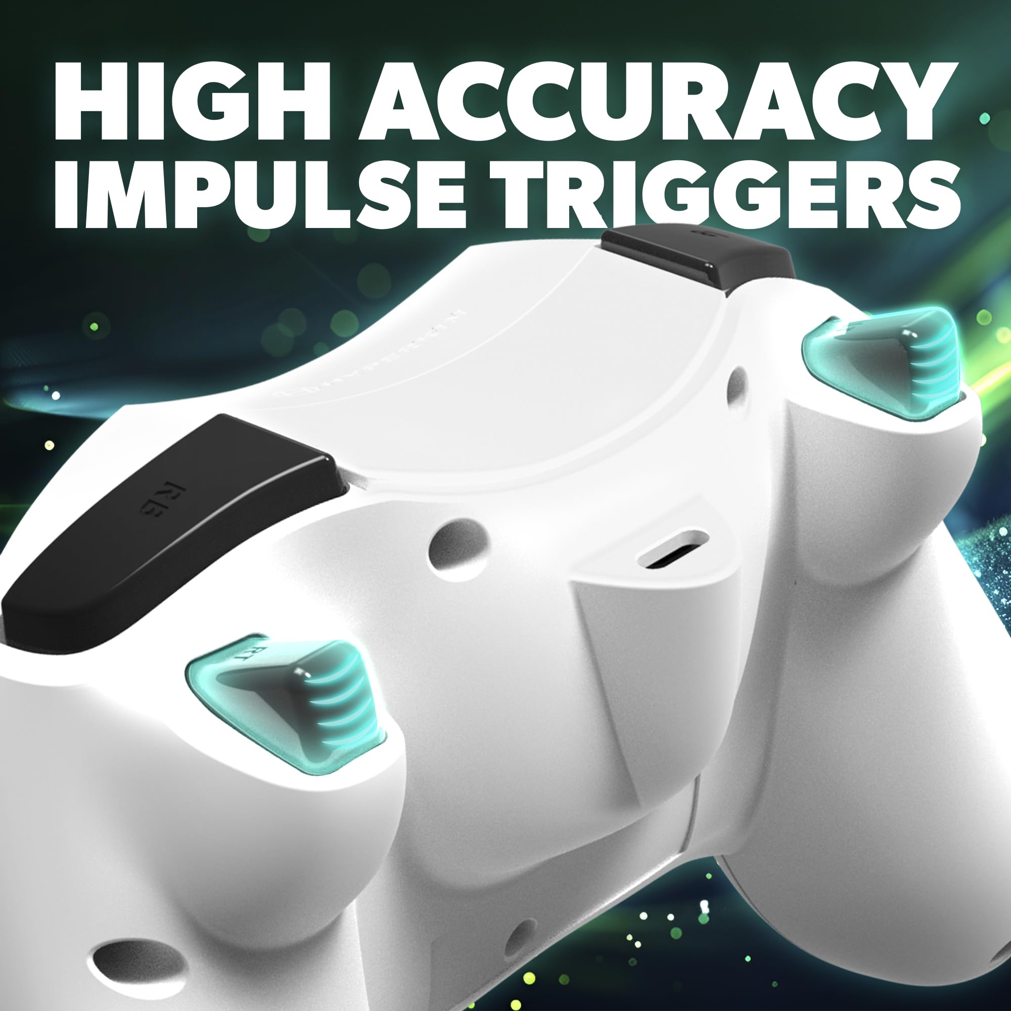 Hyperkin DuchesS Wired Controller for Xbox Series X|S - Officially Licensed White Gamepad with Hall Effect Sticks, 3.5mm Audio Jack & Impulse Triggers | Compatible with Xbox One, Windows 10/11 PC | Plug & Play | Perfect for Competitive Gaming & Long Play Sessions