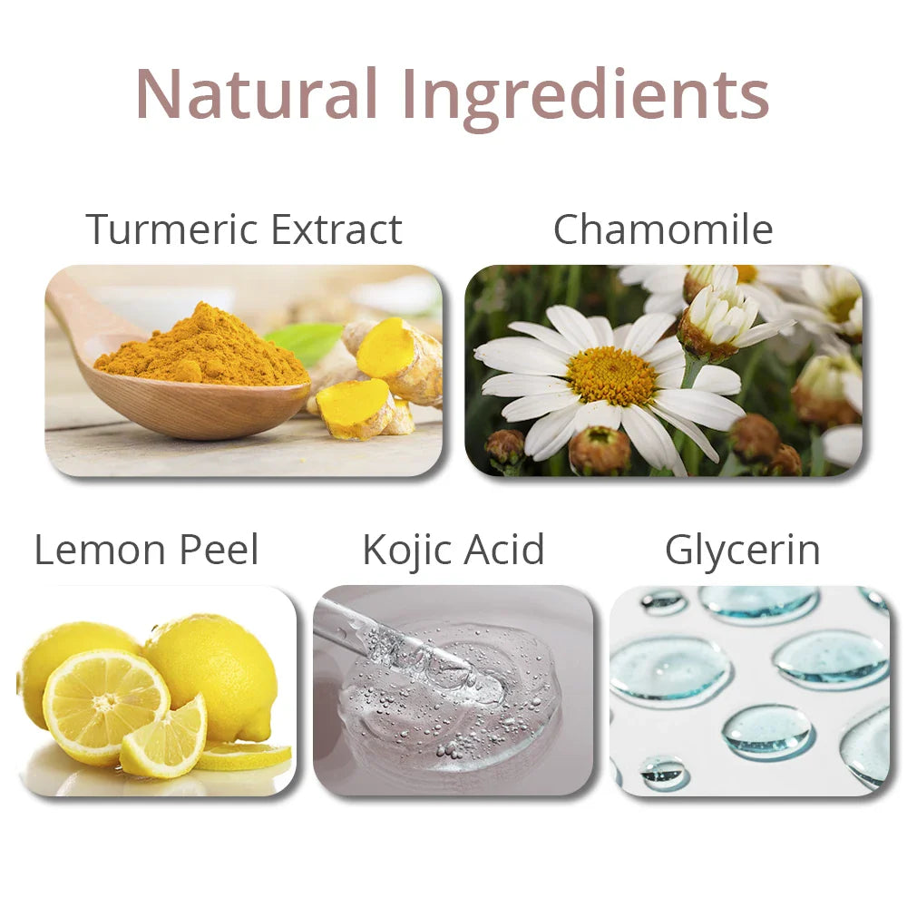 Turmeric Kojic Acid Brightening Pads for Face - Exfoliating & Dark Spot Treatment - Perfect for Acne-Prone Skin & Hyperpigmentation Care