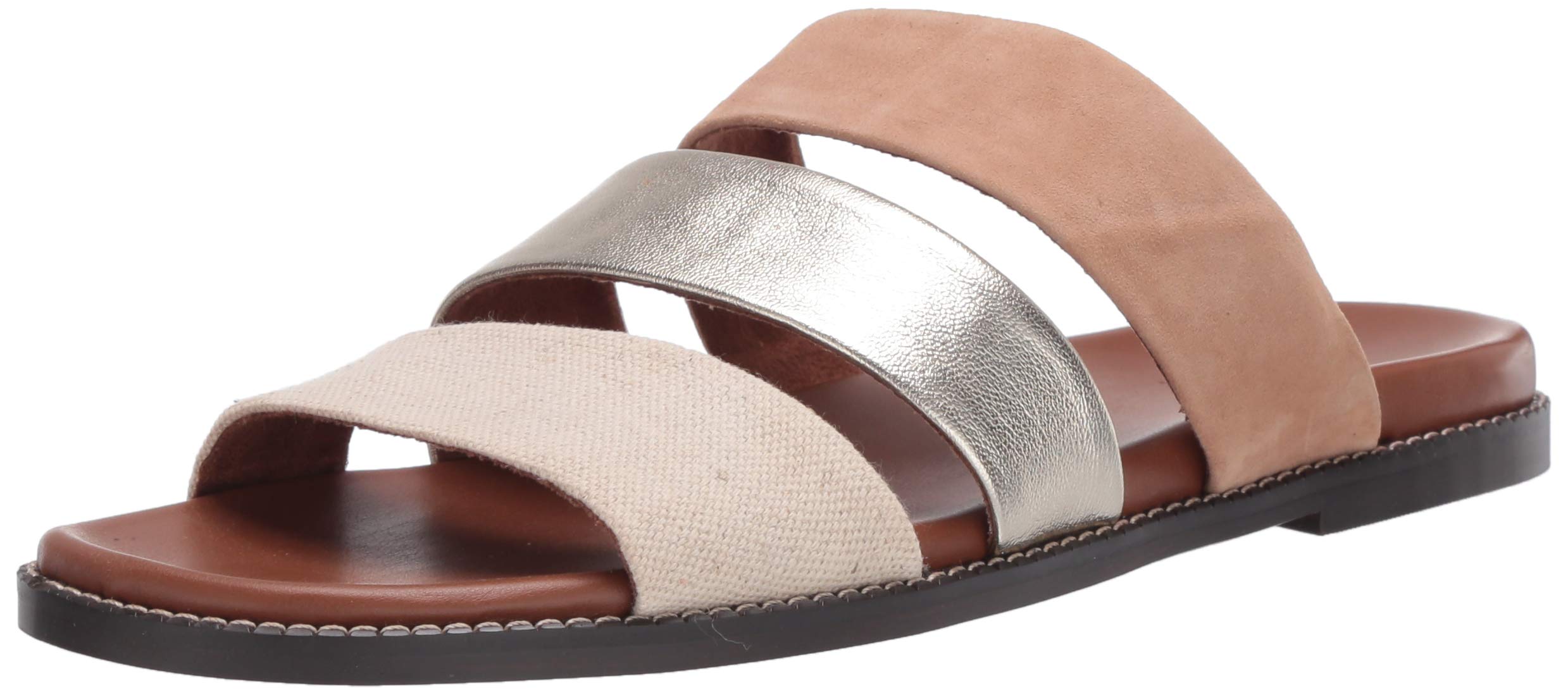 Naturalizer Women's Kellie Comfortable Slide Sandals - Casual Summer Shoes for Beach, Pool & Everyday Wear