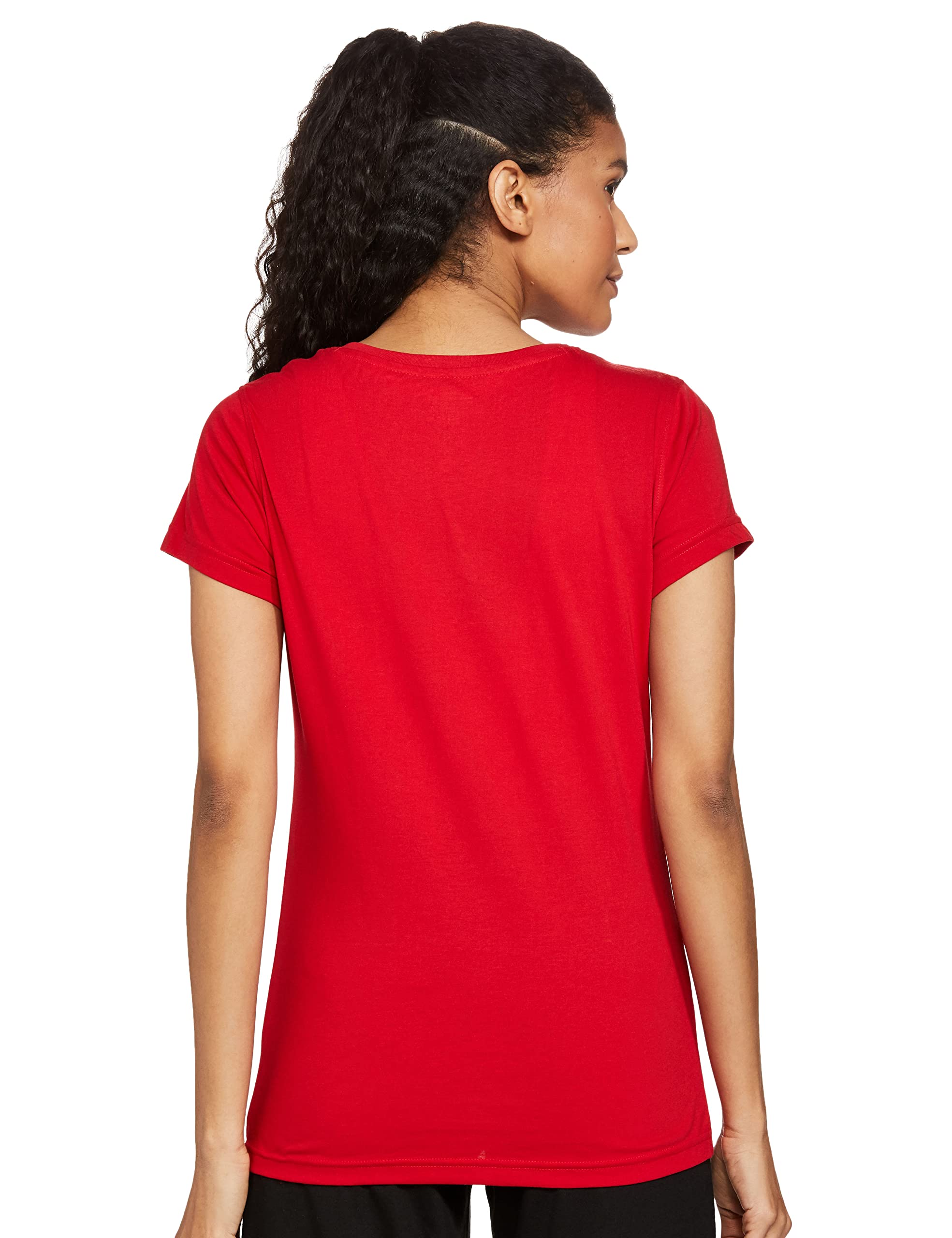Macrowoman W-Series Women's Basic Cotton T-Shirt - Soft Regular Fit Casual Tee for Everyday Wear, Workout & Lounge