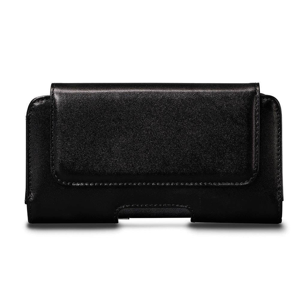 Magnetic Leather Holster Case for iPhone 11 Pro, iPhone X, iPhone XS, iPhone SE 2020 - Premium Belt Clip Phone Cover for Work, Travel & Outdoor Activities