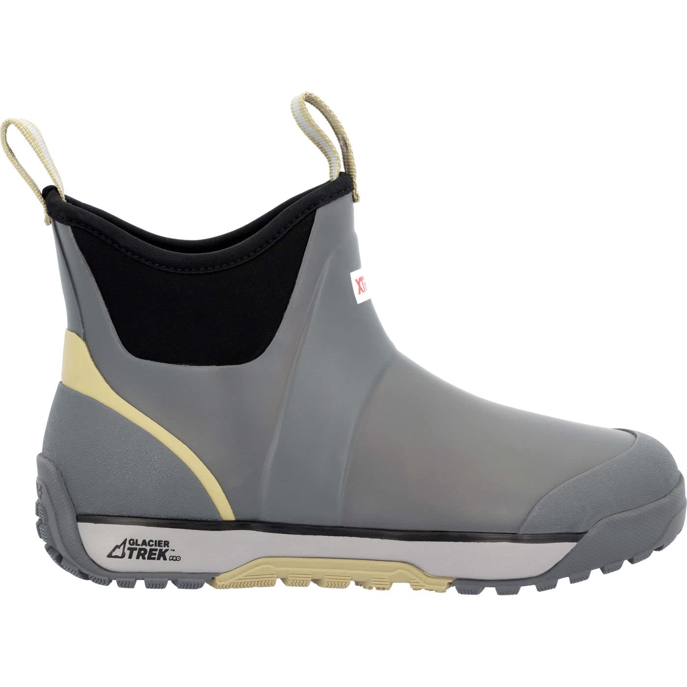 Xtratuf Men's Ice 6 Inch Rubber Ankle Deck Boot - Waterproof Work Boots for Fishing, Hunting & Outdoor Activities - Durable Slip-Resistant Shoes for Cold Weather & Wet Conditions
