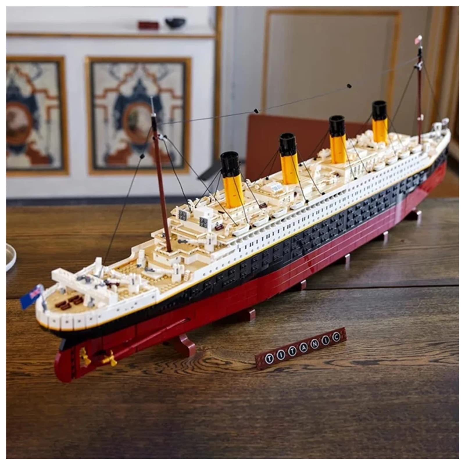 ANIUXIAOGE 9090Pcs Titanic Cruise Ship Model Building Blocks - DIY Toy for Kids & Adults - Compatible with LEGO 10294 - Perfect for Birthday Gifts, STEM Learning & Collectors Display
