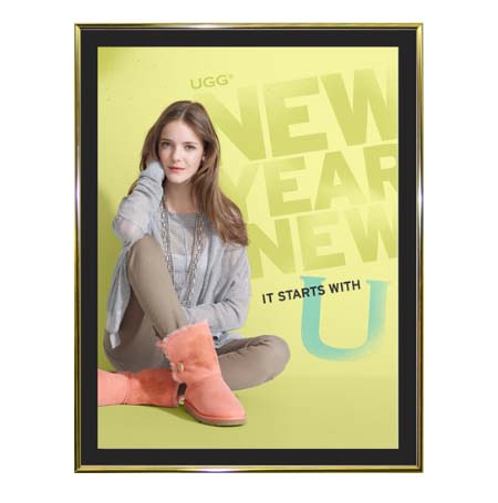 Vintage Style Picture Frames with Matboard - Metal Poster Display Frames for Wall Art, Home Decor & Office Decorations | Perfect for Living Room, Bedroom & Gallery Wall Displays