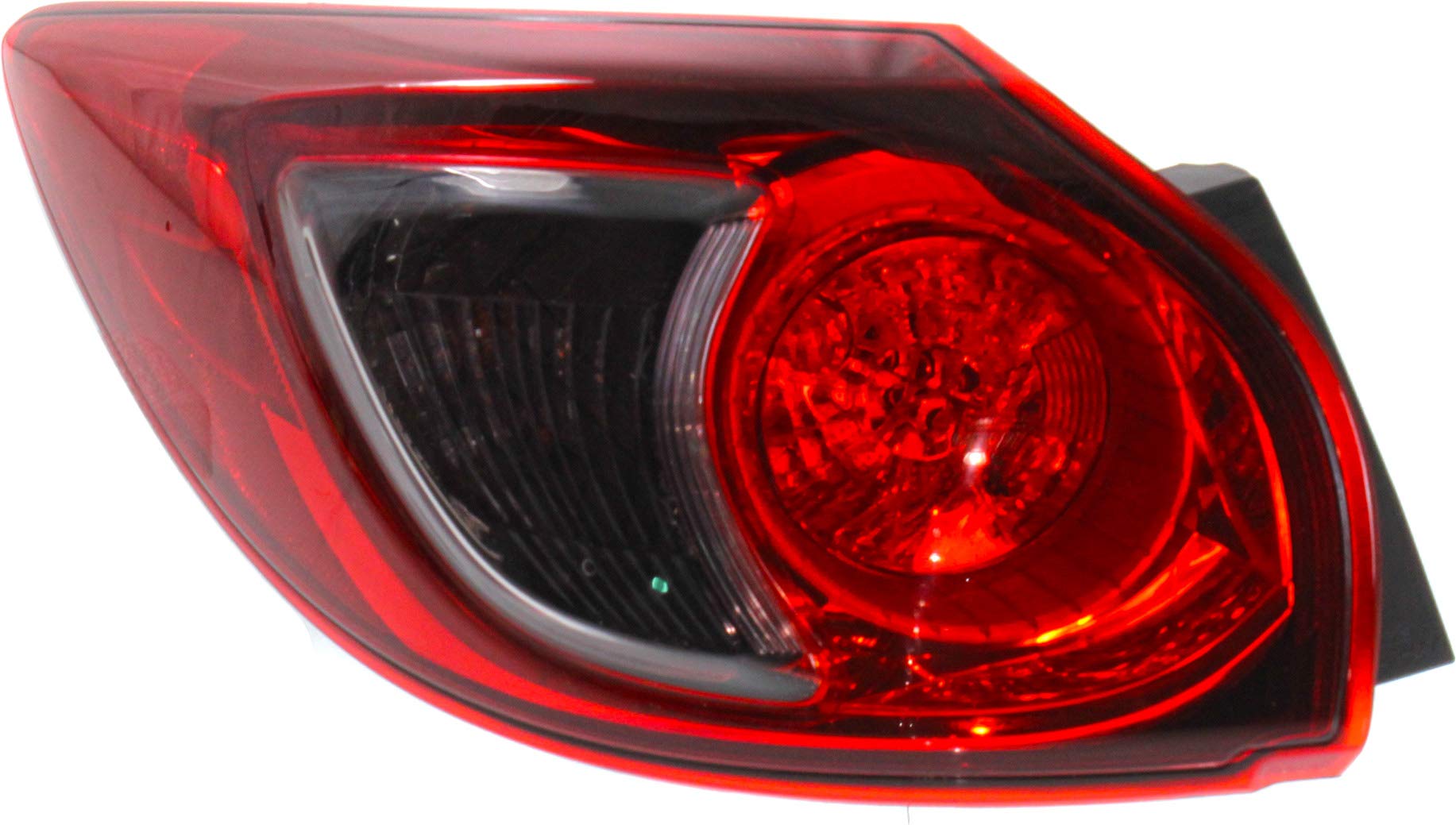 Evan Fischer Driver Side Outer Tail Light Assembly Compatible with 2013-2016 Mazda CX-5 - MA2804111 | Replacement for Broken or Damaged Lights | Perfect for Night Driving and Safety Enhancement