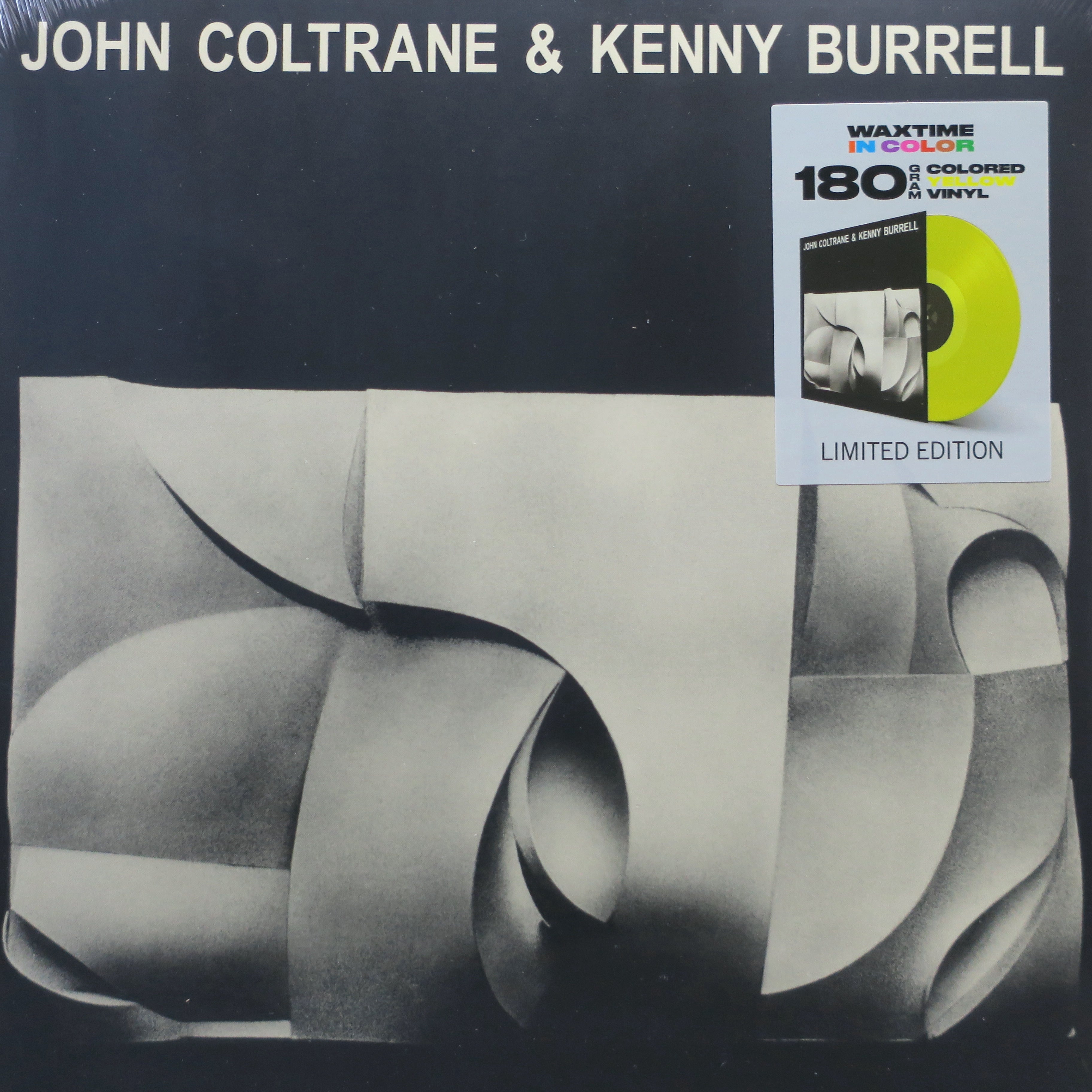 JOHN COLTRANE & KENNY BURRELL Self-Titled 180g Yellow Vinyl LP Record - Jazz Music Collector's Edition for Audiophiles & Vinyl Enthusiasts - Perfect for Home Listening, Gifts & Music Collections