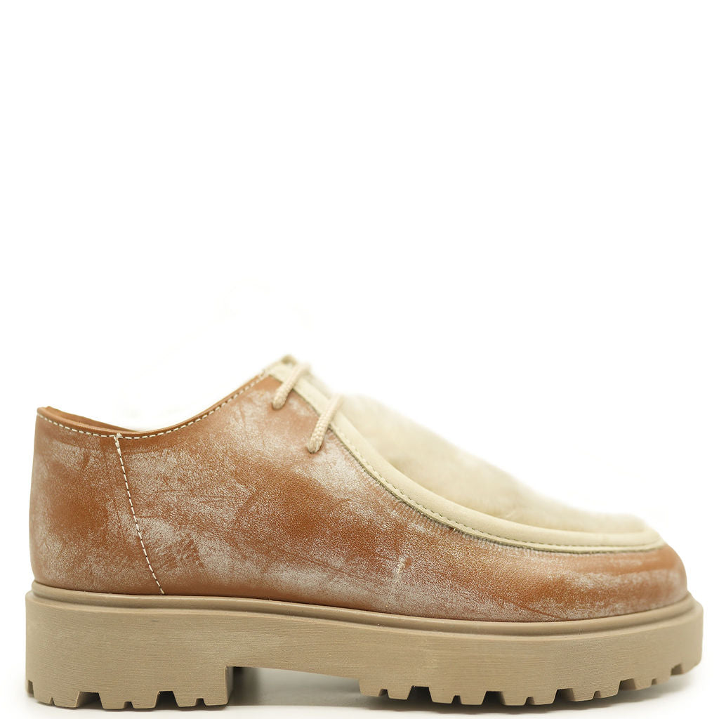 Pepe Kyoto Fur Chunky Loafer Shoes for Women - Comfortable Winter Slip-On Loafers with Plush Faux Fur Lining - Perfect for Casual Outfits, Office Wear & Cold Weather Fashion