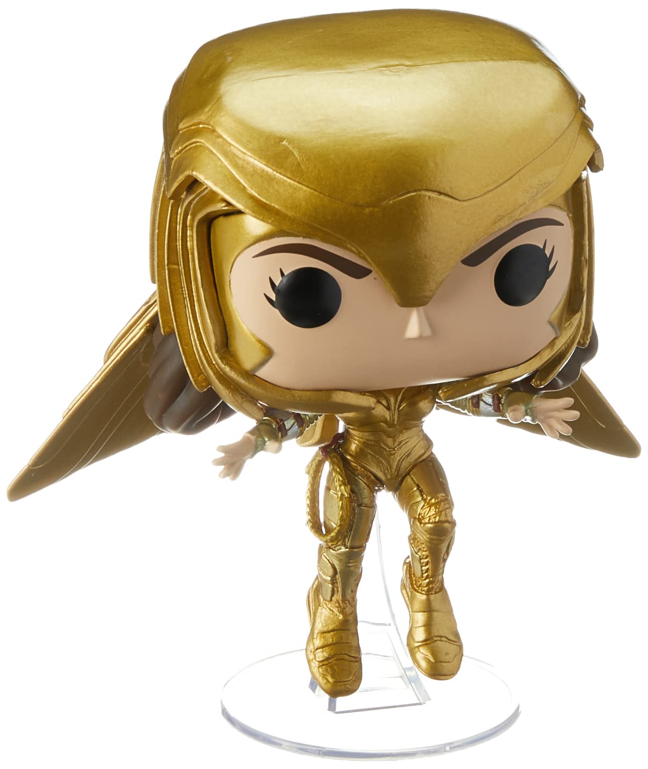 Funko Pop! Wonder Woman 1984 Gold Flying Metallic Collectible Figure - DC Comics Movie Merchandise for Display & Gifts