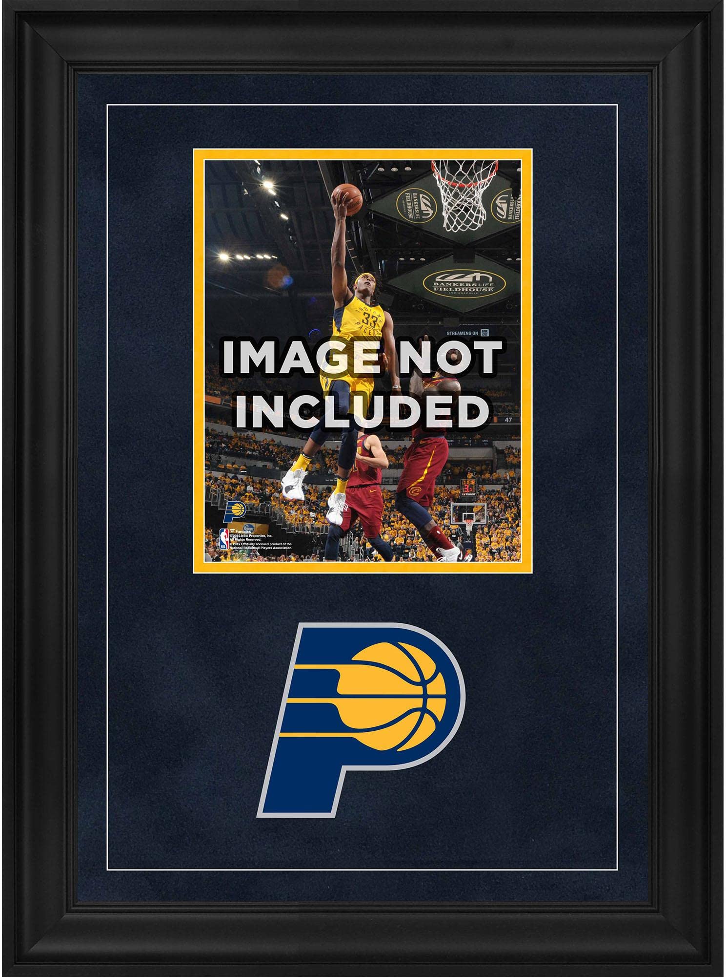 Indiana Pacers Deluxe 8x10 Vertical Photo Frame with Team Logo - Basketball Memorabilia Display Case for Home, Office, or Sports Fan Gifts