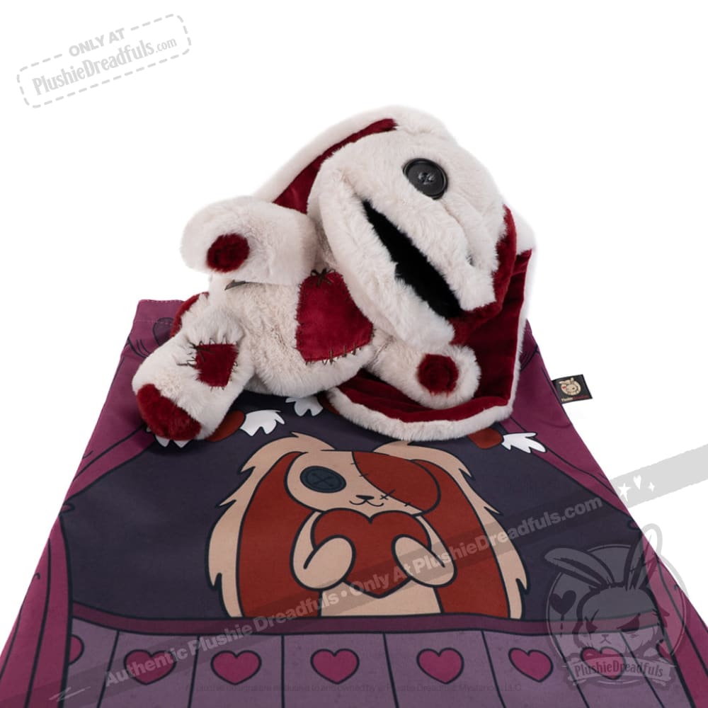 Plushie Dreadfuls Love Rabbit Plush Puppet - Soft Stuffed Animal Toy for Kids & Adults, Perfect for Cuddling, Gifts, and Home Decor