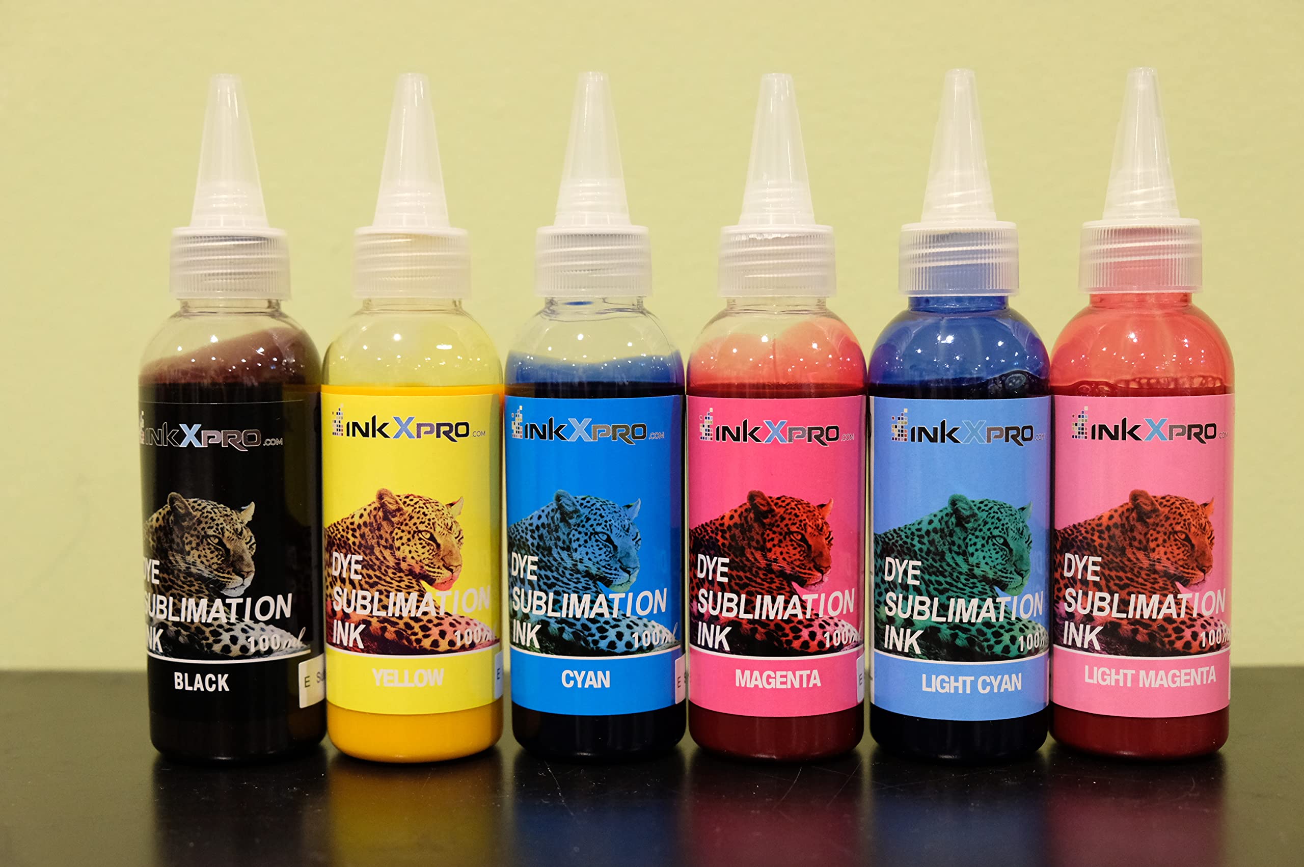 INKXPRO 600ml Sublimation Ink for Epson Printers (Artisan 1430, Stylus Photo 1400, T50, L800, L805, 837, 730, 835, 810, 1500W, RX560, RX580) - Heat Transfer Ink for DIY T-Shirts, Mugs, Pillows & Custom Gifts