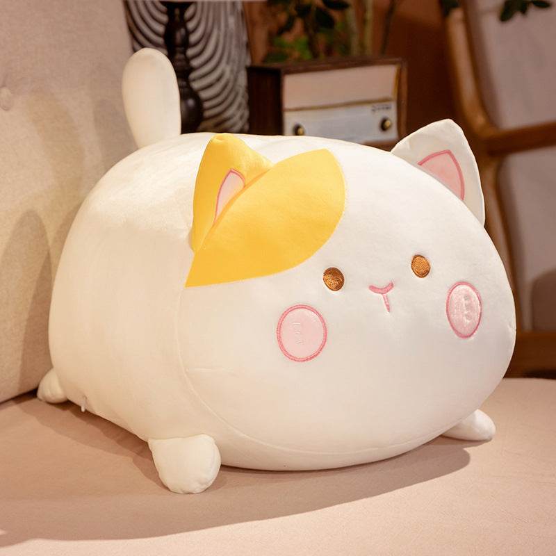 Soft and Cuddly Fluffy Cat Plush Toy - Perfect for Kids' Bedtime, Home Decor, and Gift Giving