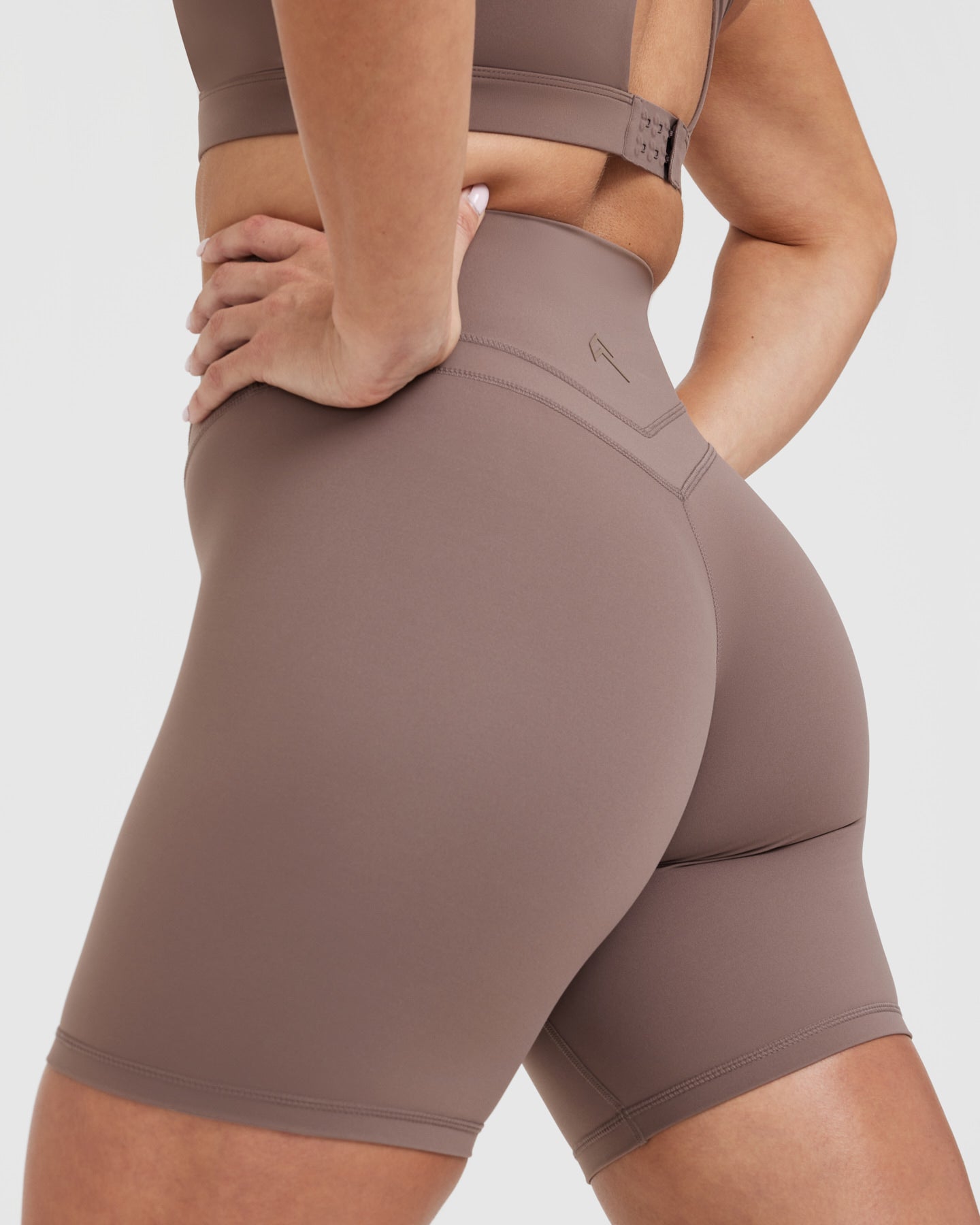 High Waisted Shorts for Women - Cool Brown | Comfortable & Stylish | Perfect for Summer, Beach, Gym & Casual Wear