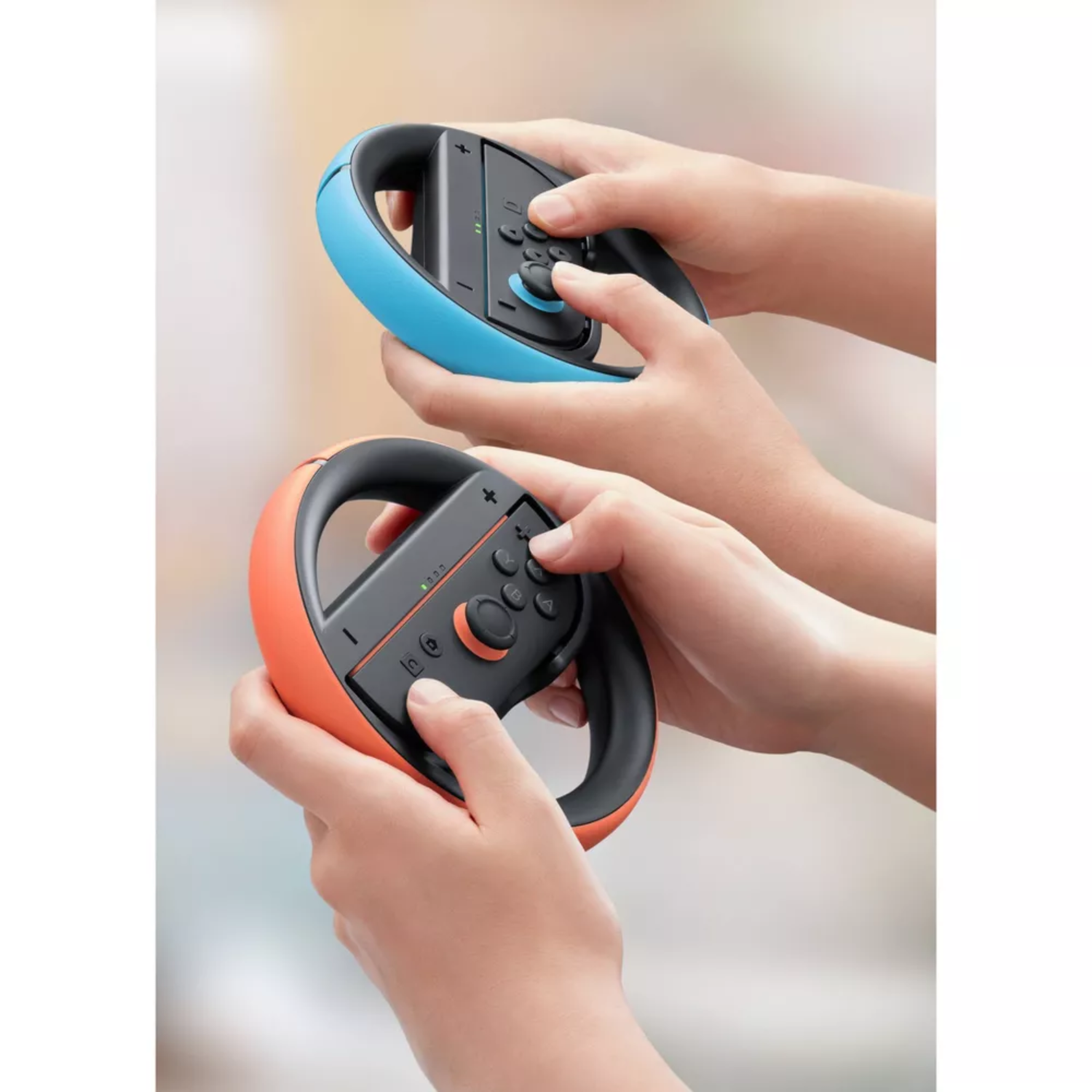 Original title: Joy Con 2 Wheel for Nintendo Switch 2 (Set of 2) Blue and Red - Perfect for Racing Games and Multiplayer Fun on Nintendo Switch Console