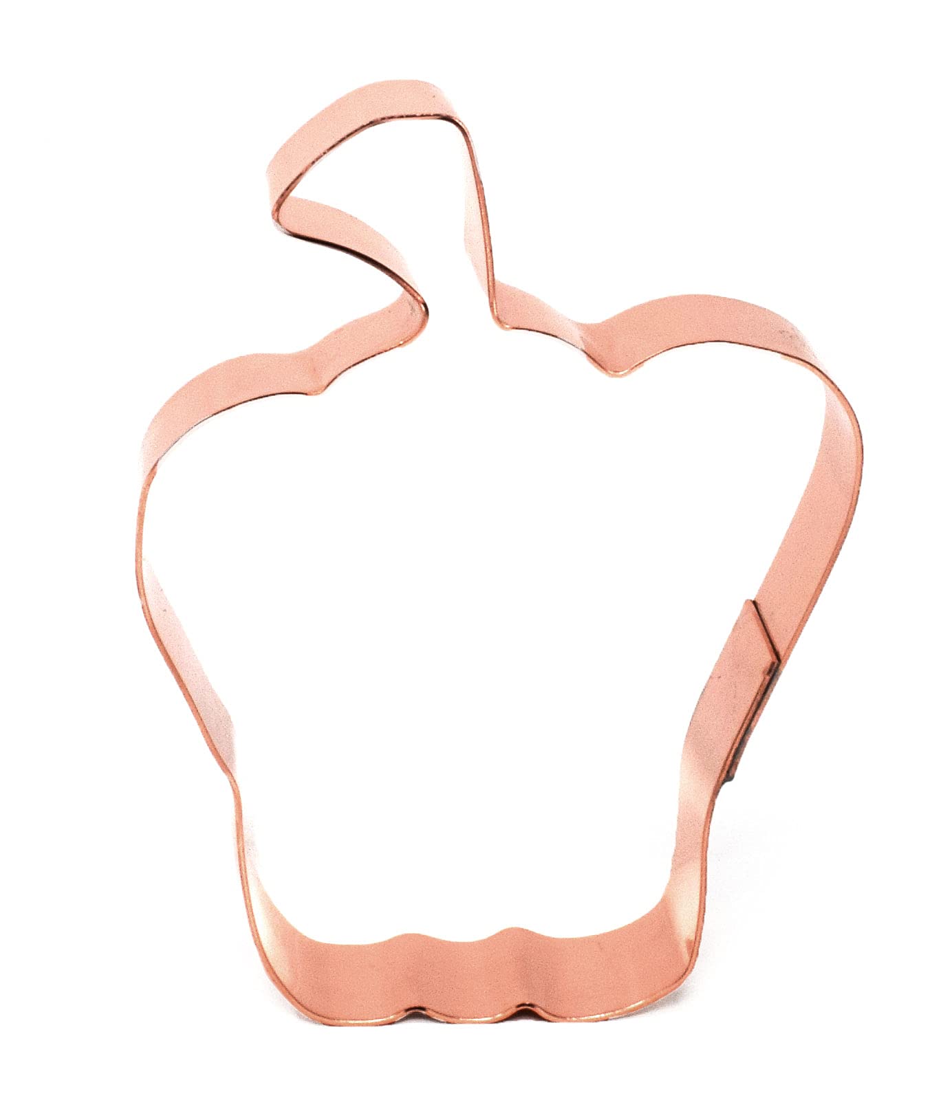 Bell Pepper Shaped Cookie Cutter - Stainless Steel Vegetable Garden Baking Tool for DIY Cookies, Cupcakes & Decorations - Perfect for Halloween, Christmas & Party Treats