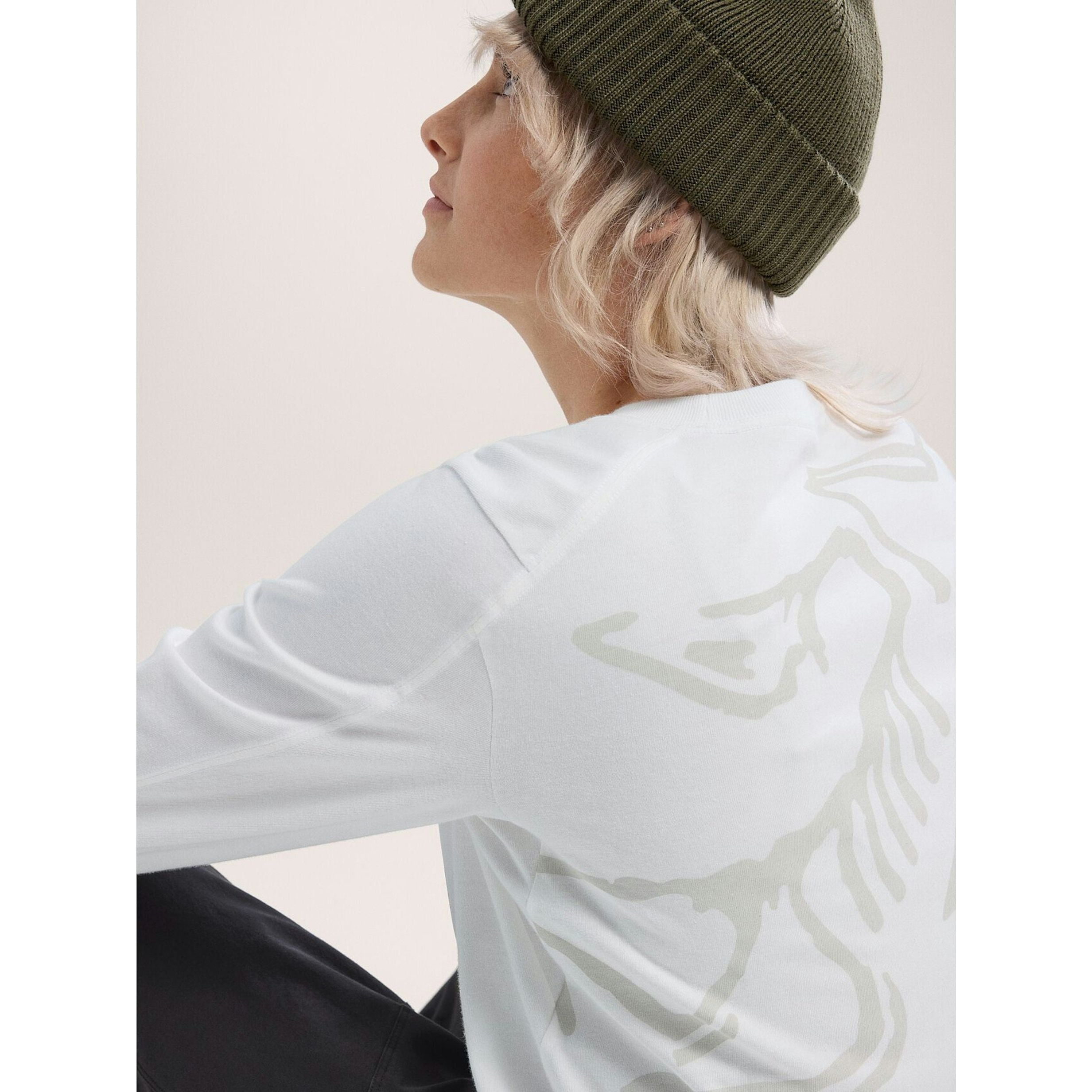 Arc'teryx Women's Kragg Cotton Long Sleeve Crew Neck Shirt - Breathable Hiking & Outdoor Activewear for Climbing, Camping & Travel
