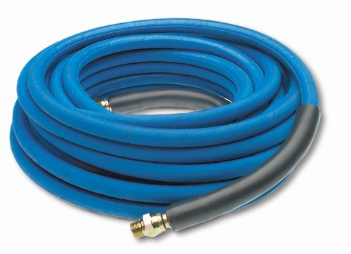 Shark 87391320 High-Pressure Water Hose 100 Feet - Durable Blue/Black Garden Hose for Car Washing, Lawn Irrigation & Outdoor Cleaning