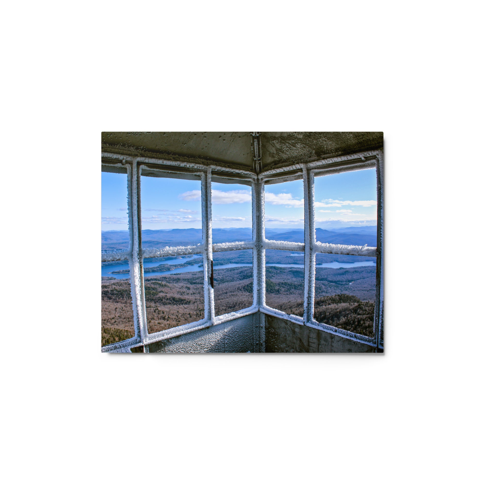 Premium Metal Print Wall Art - Snowy Mountain Landscape for Home & Office Decor | Perfect for Living Room, Bedroom, or Gift