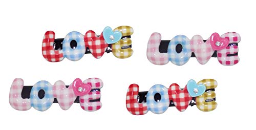 2 Pairs Colorful Hair Clips for Girls & Teens | Kids Hair Accessories Birthday Gift (20g) | Perfect for School, Parties & Daily Styling