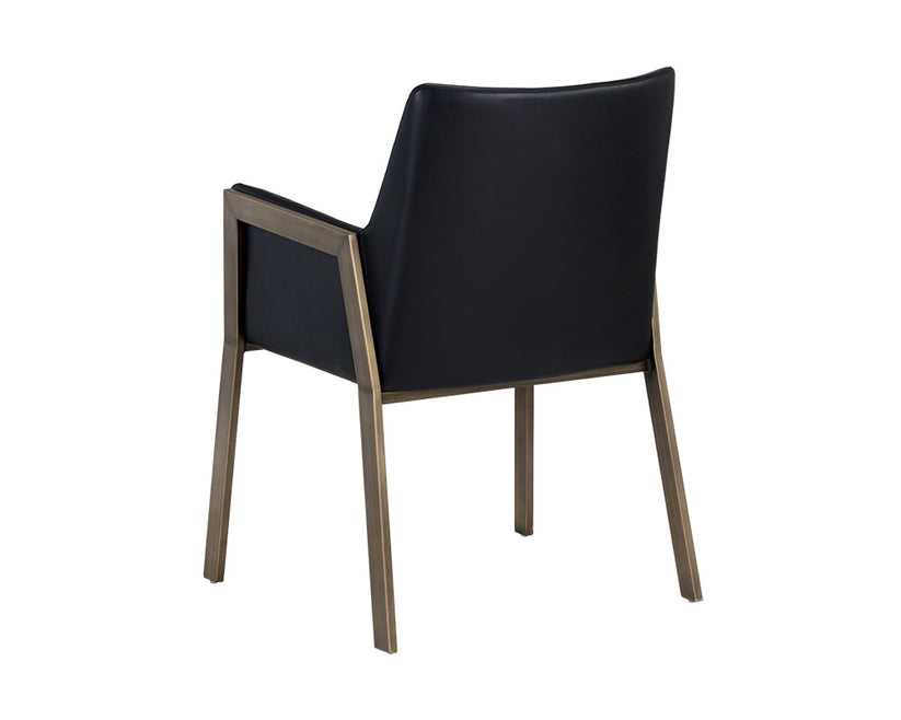 Bernadette Dining Armchair - Modern Upholstered Dining Chair with Wooden Legs for Kitchen, Dining Room & Home Decor | Comfortable & Stylish Seating Solution