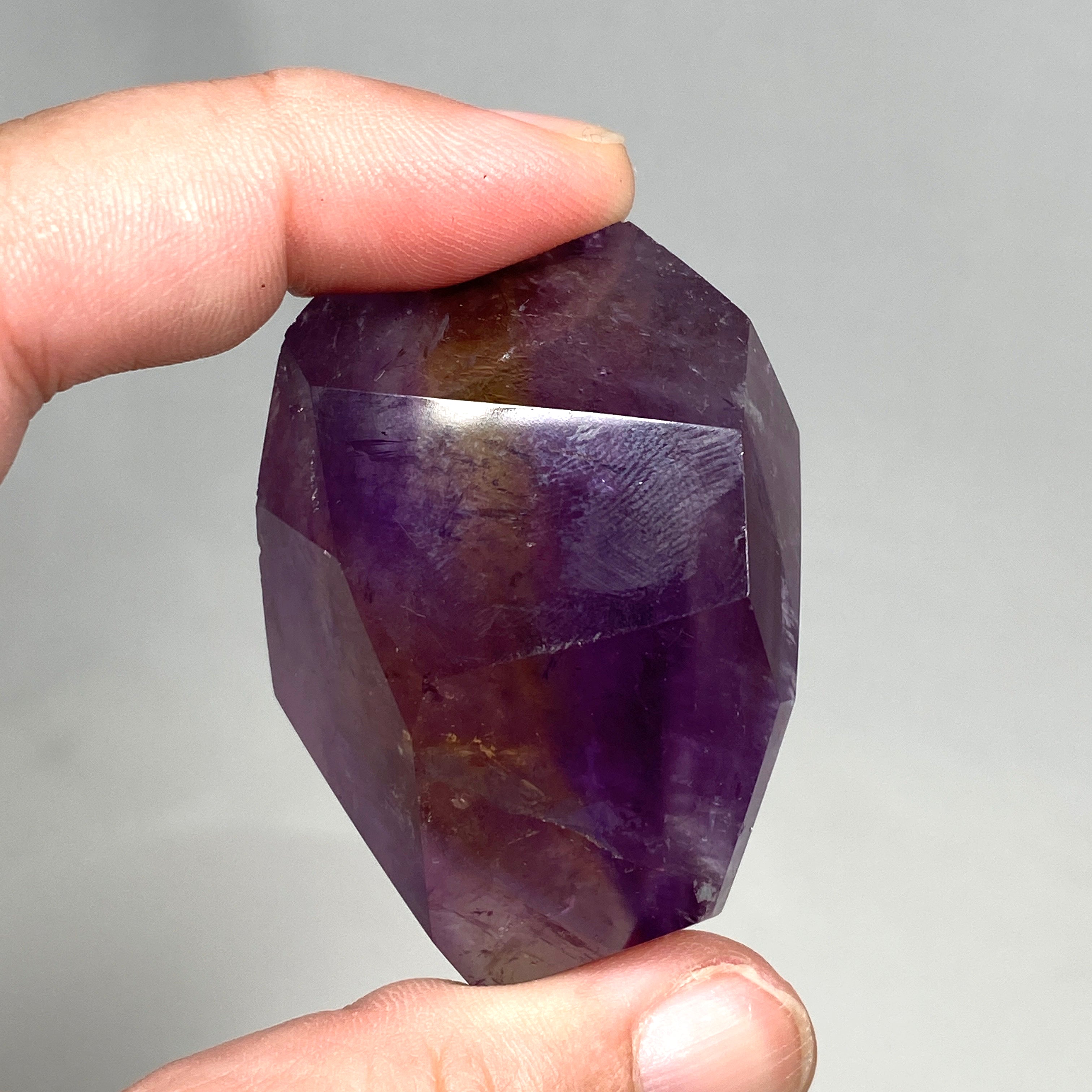 Natural Ametrine Freeform Gemstone - Polished Healing Crystal for Jewelry Making & Meditation - AMTF 02