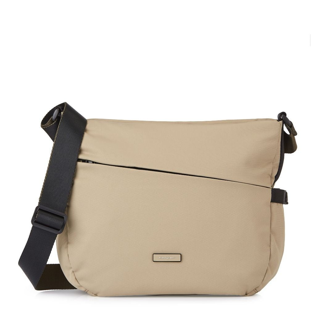 Hedgren Milky Way Large Crossbody Bag for Women - Stylish Comet Beige Shoulder Purse | Perfect for Travel, Work, and Everyday Use