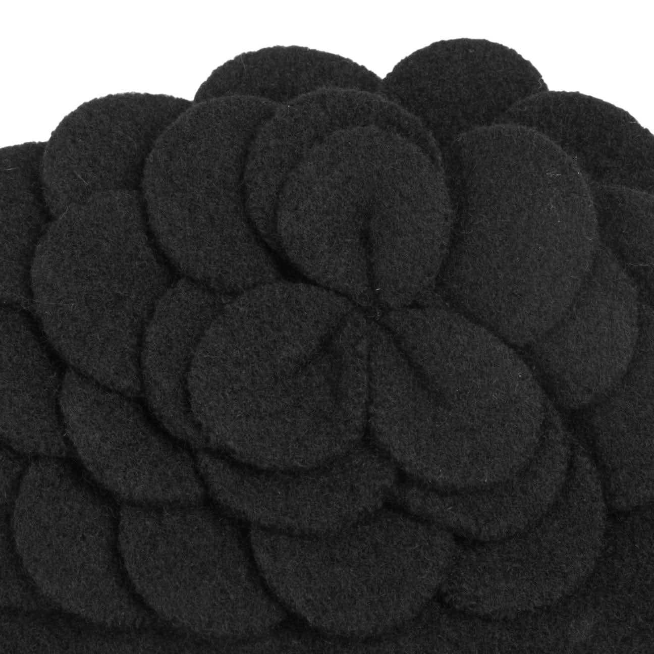 Lierys Agris Flower Wool Basque Beret - Classic French Style Winter Hat for Women, Perfect for Outdoor Activities, Travel & Fashion Accessories