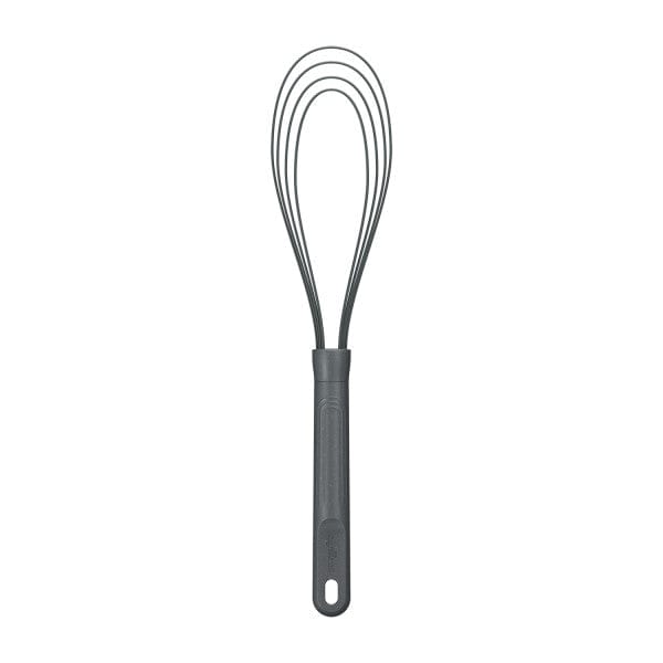 Zyliss Flat Silicone Whisk - Non-Slip Kitchen Utensil for Baking, Mixing & Cooking - Heat-Resistant & Dishwasher Safe - Perfect for Eggs, Sauces & Batters (Home & Professional Use)