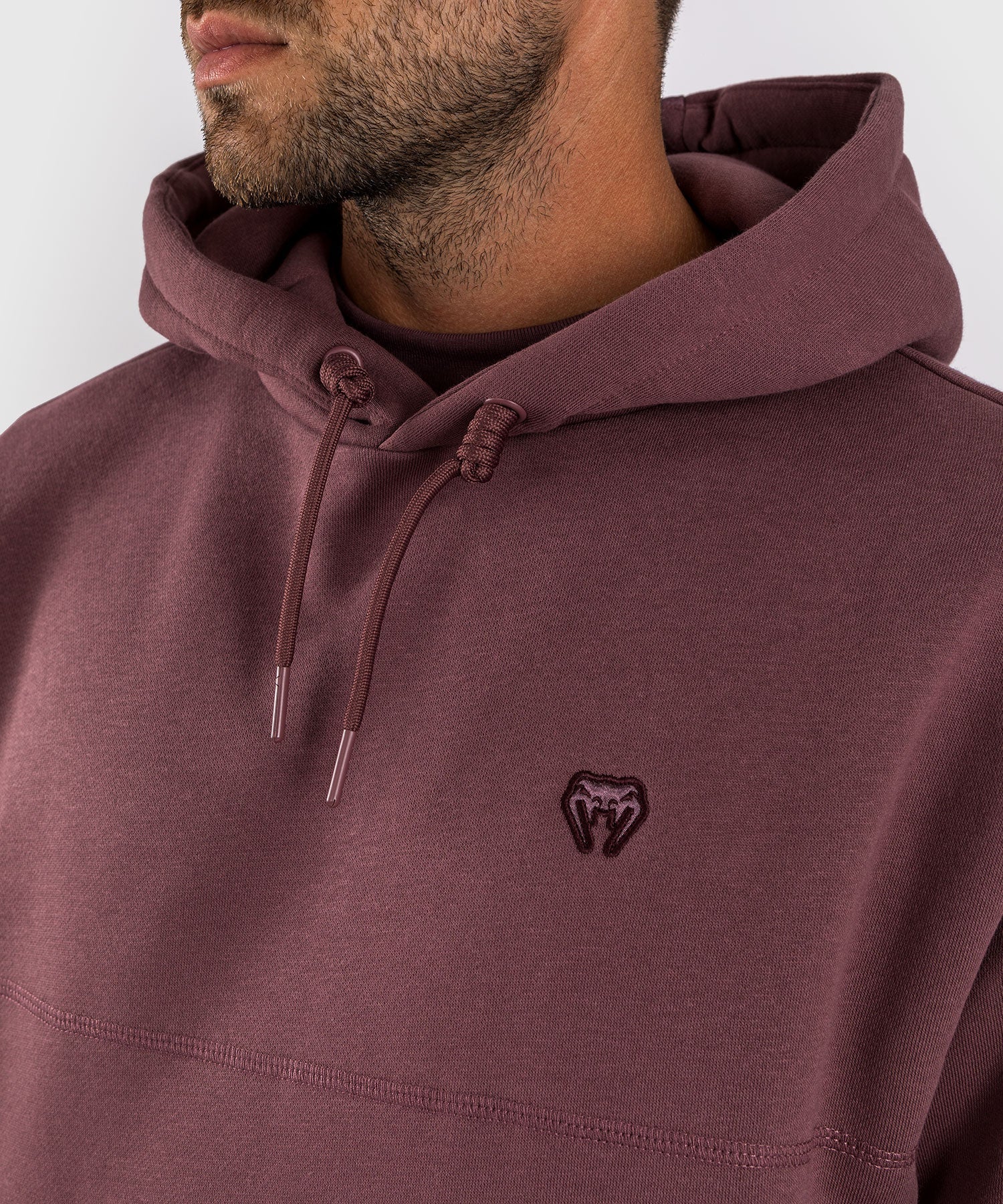 Venum Silent Power Hoodie - Men's Lightweight Training Hooded Sweatshirt for MMA, Boxing & Gym Workouts - Brown (Perfect for Cold Weather & Streetwear Fashion)
