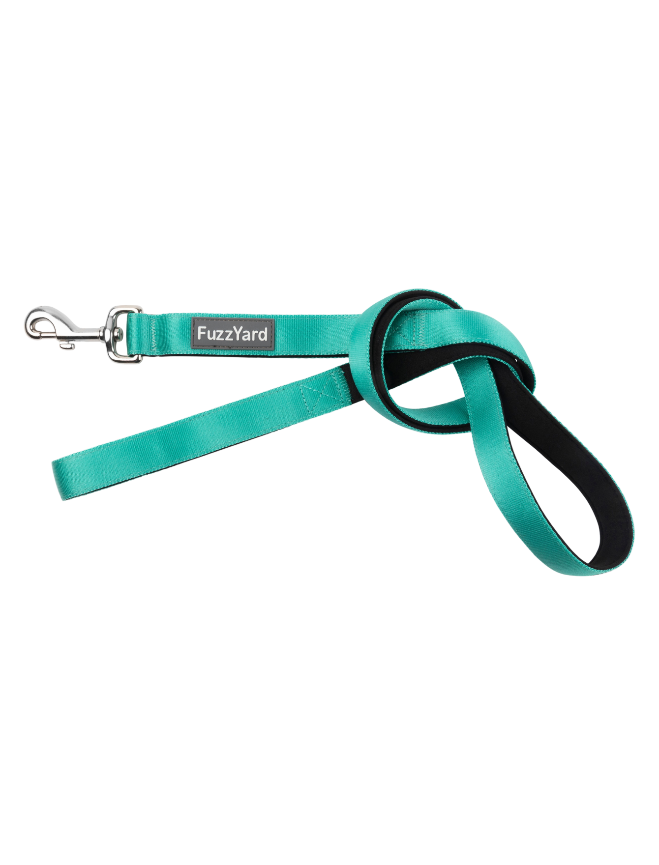 Premium FuzzYard Reflective Dog Leash for Small & Large Dogs - Durable & Comfortable Pet Walking Lead in Lagoon Blue - Perfect for Day & Night Walks, Jogging, and Outdoor Adventures
