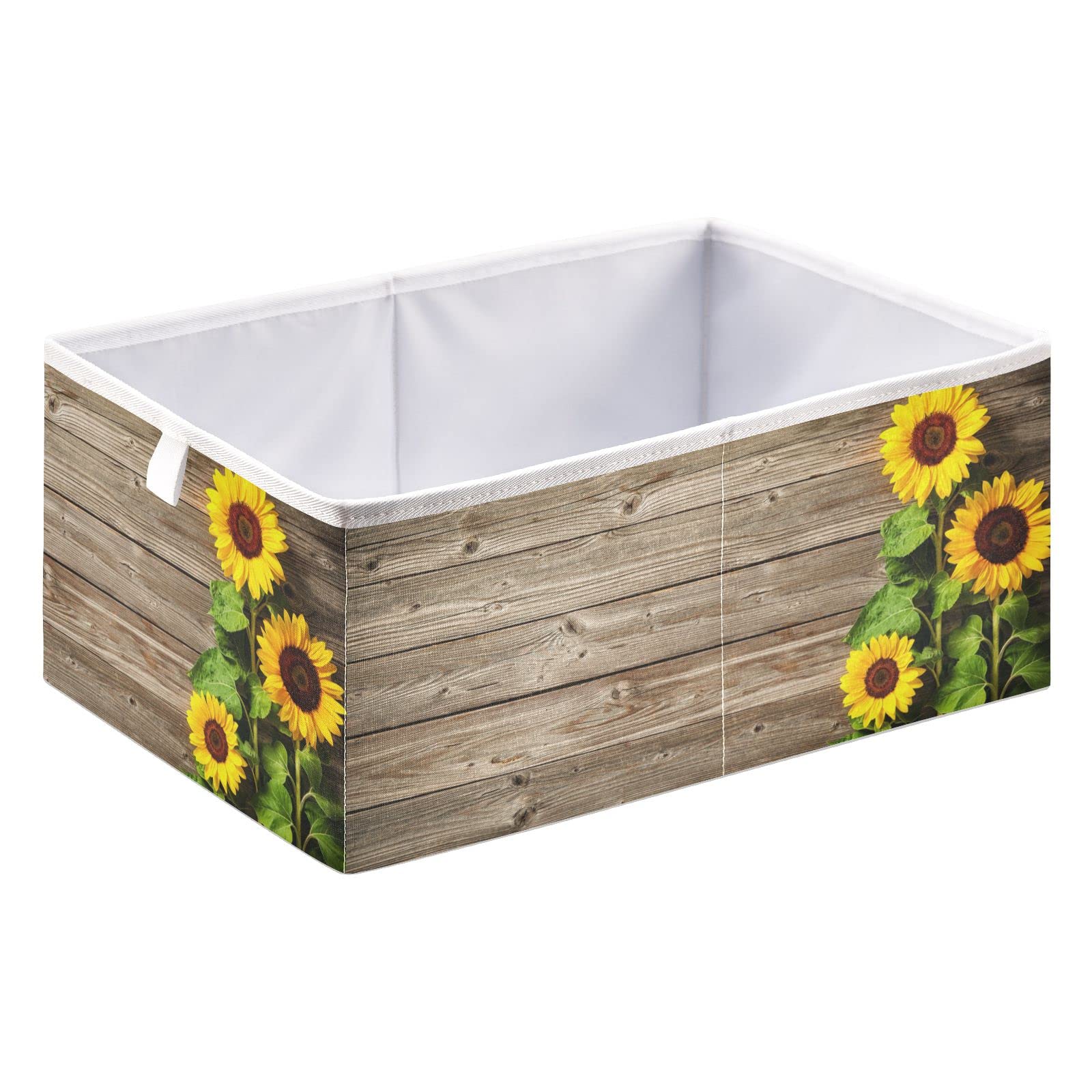 Foldable Fabric Storage Cube with Handle - Organizer for Closet, Shelves & Toys