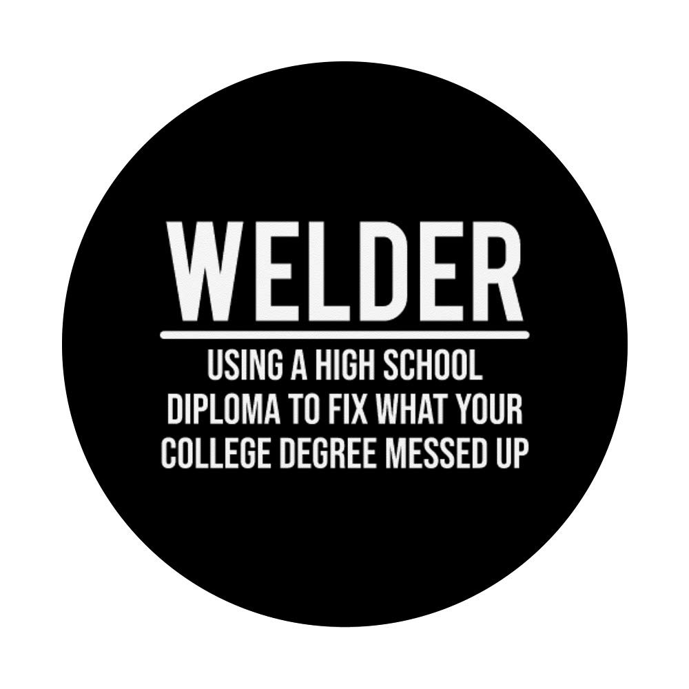Funny Welder Gift Ideas - High School Diploma Themed Welding Gifts for Men & Women | Perfect for Birthday, Christmas & Retirement Gifts