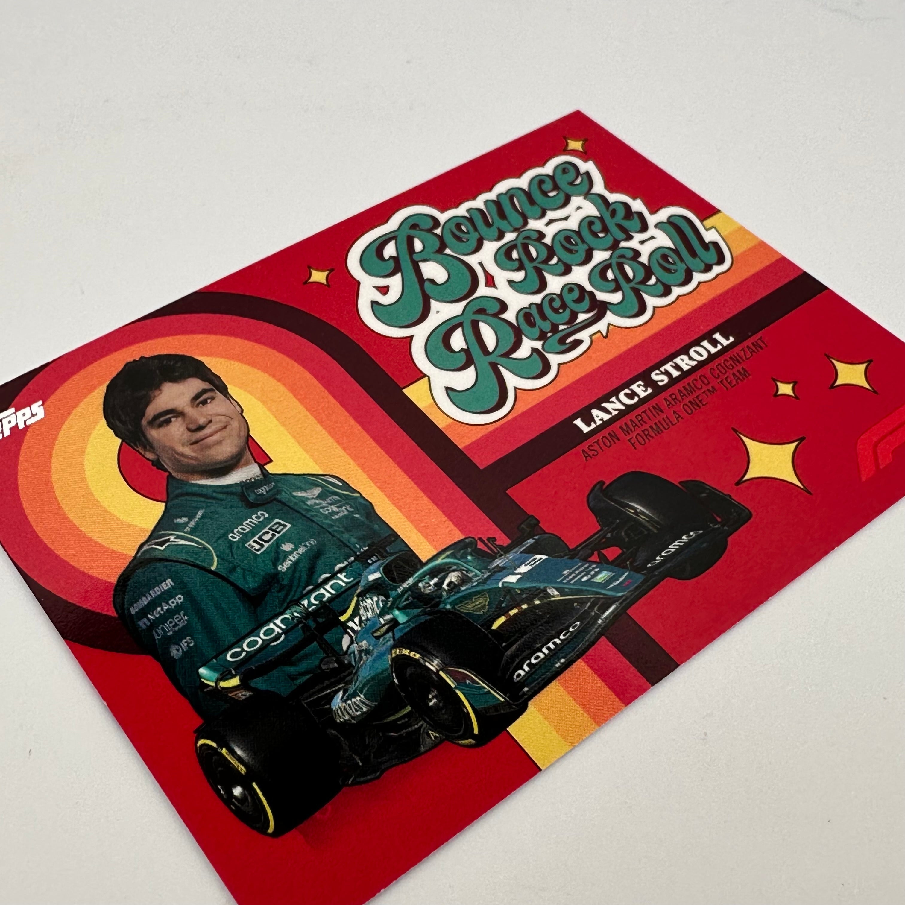 2022 Topps Formula 1 Lance Stroll Racing Card - 4/5 Red Parallel - Collectible Trading Card for F1 Fans | Perfect for Sports Memorabilia Collections & Racing Enthusiasts