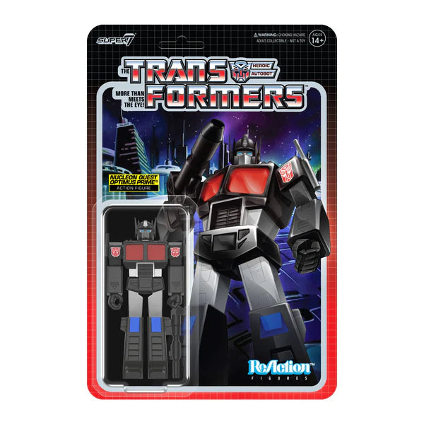 Super7 Transformers Nuclear Quest Special Mission Optimus Prime (NQSM) Action Figure - Collectible Robot Toy for Fans & Display, Perfect for Gifts and Home Decor