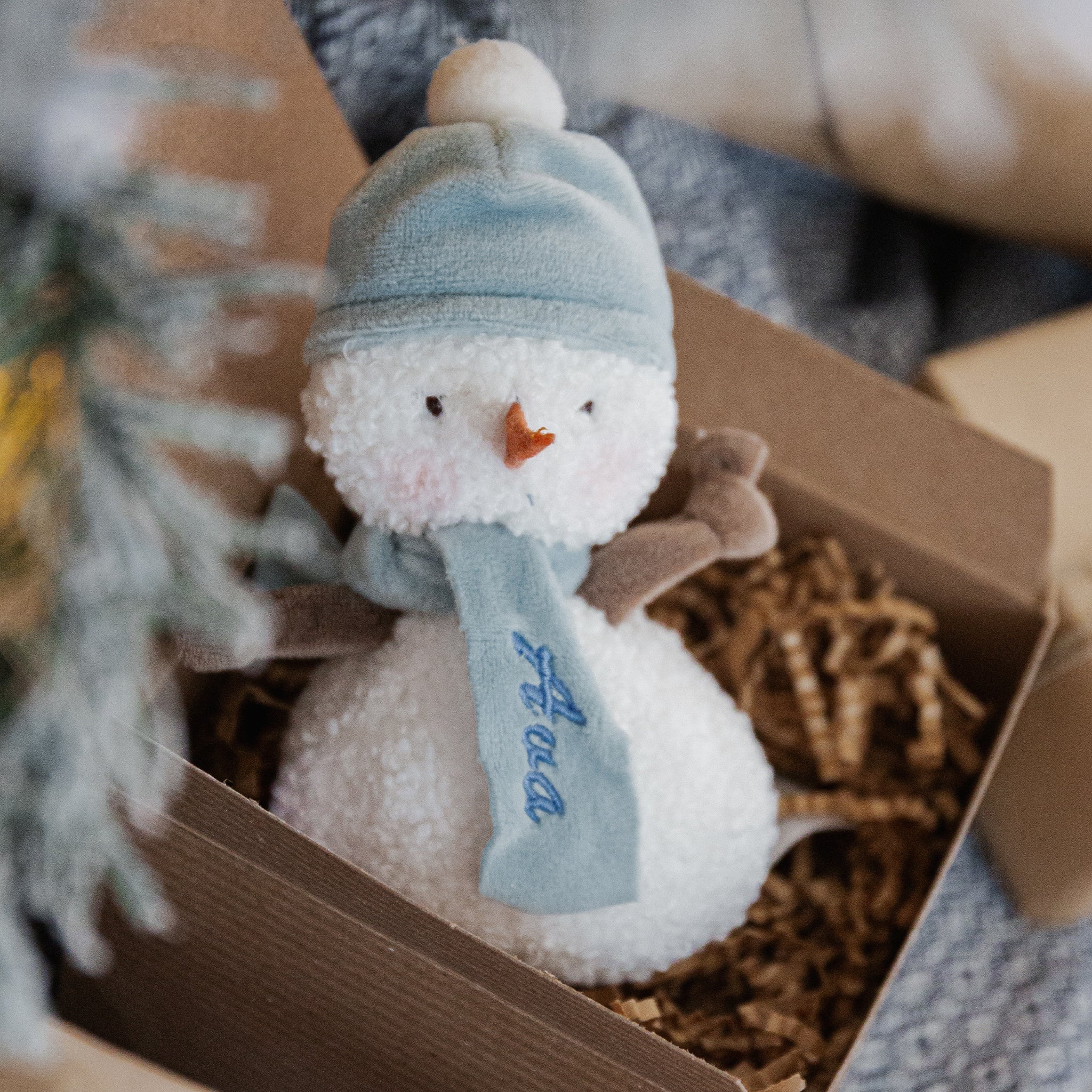 Chilly the Snowman Roly Poly Toy - Winter Themed Tumbler Doll for Kids | Perfect for Christmas Decorations & Holiday Gift Giving