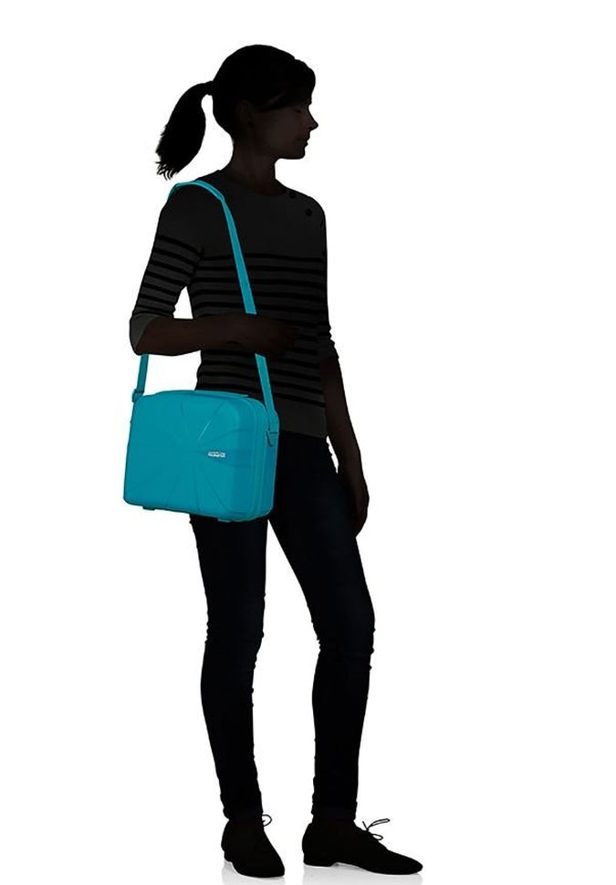 American Tourister StarVibe Beauty Hardside Luggage Suitcase - Lightweight Spinner Carry-On for Women, Perfect for Air Travel & Weekend Getaways