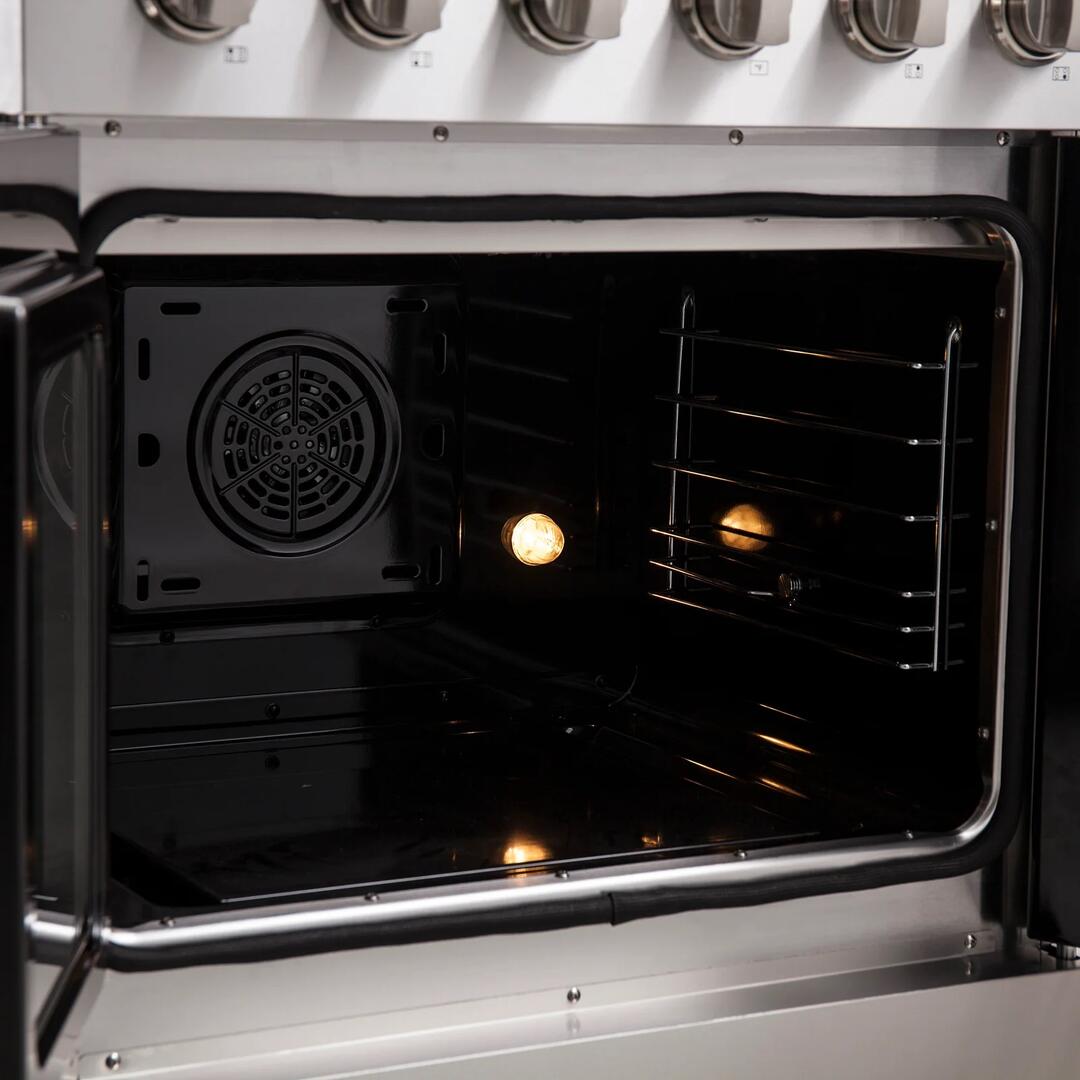 Forno Galiano 30 Inch Freestanding Electric Range with French Door - Stainless Steel FFSEL6917 | Perfect for Modern Kitchens & Home Cooking