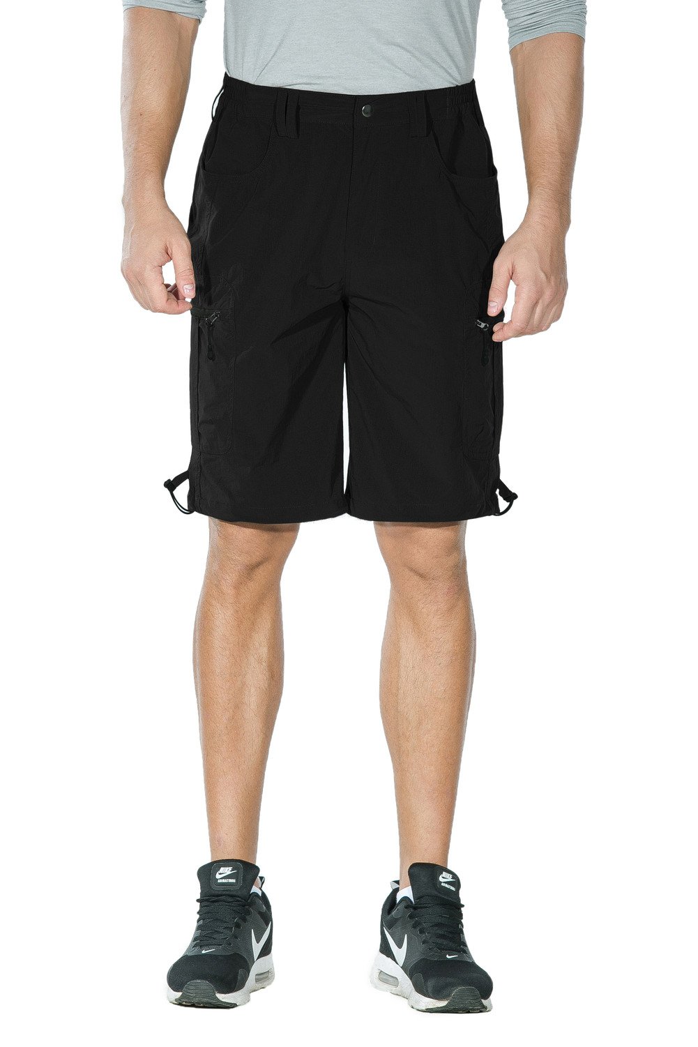 Unitop Men's Lightweight Breathable Quick-Dry Hiking Shorts - Perfect for Outdoor Adventures, Camping & Summer Travel