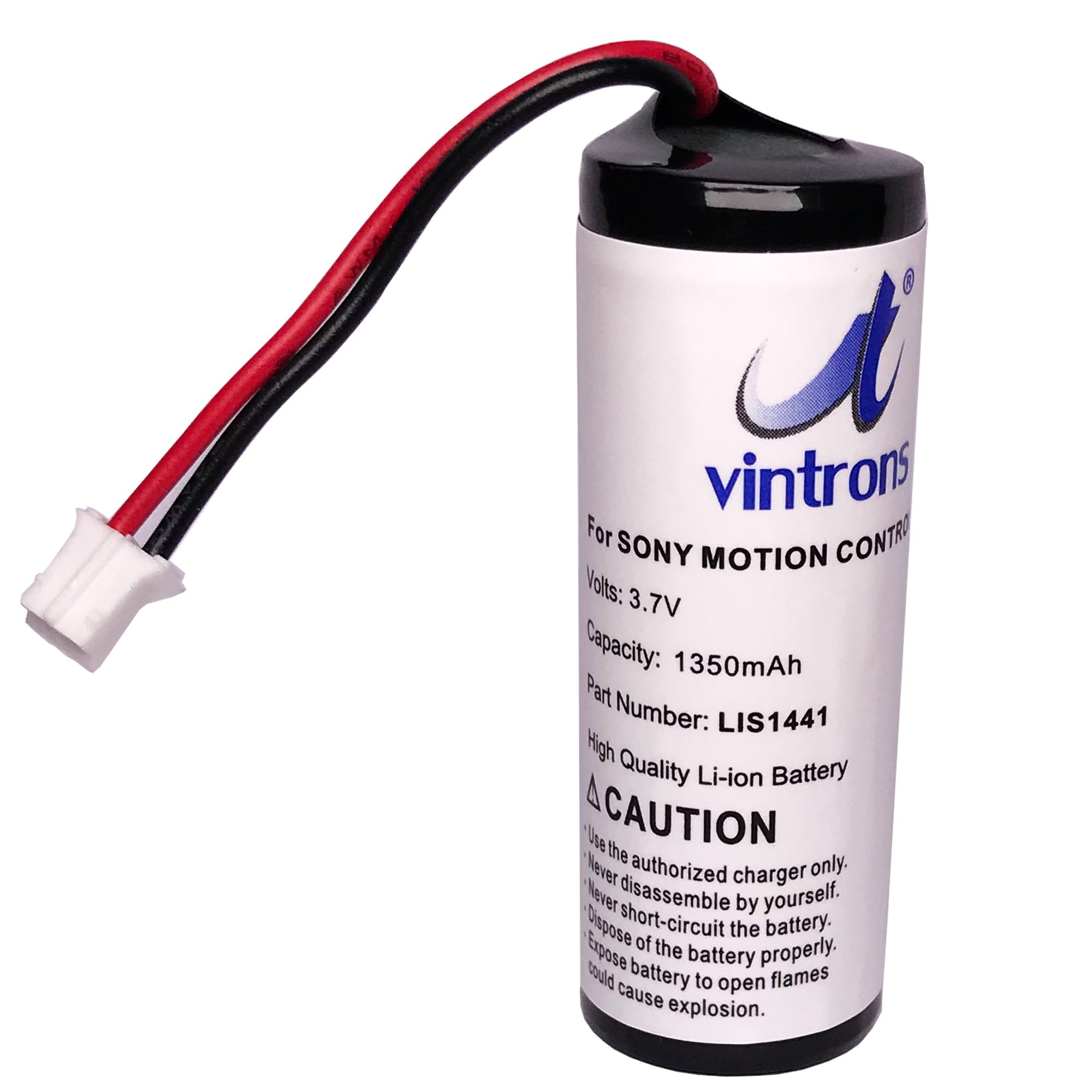 VINTRONS Replacement Battery for Sony CECH-ZCM1E Motion Controller - Compatible with PlayStation Move Motion Controller & PS3 Move (Models: 4-168-108-01, 4-195-094-02, LIP1450, LIS1441) - Perfect for Gaming, VR Experiences & Motion Control Gaming Sessions