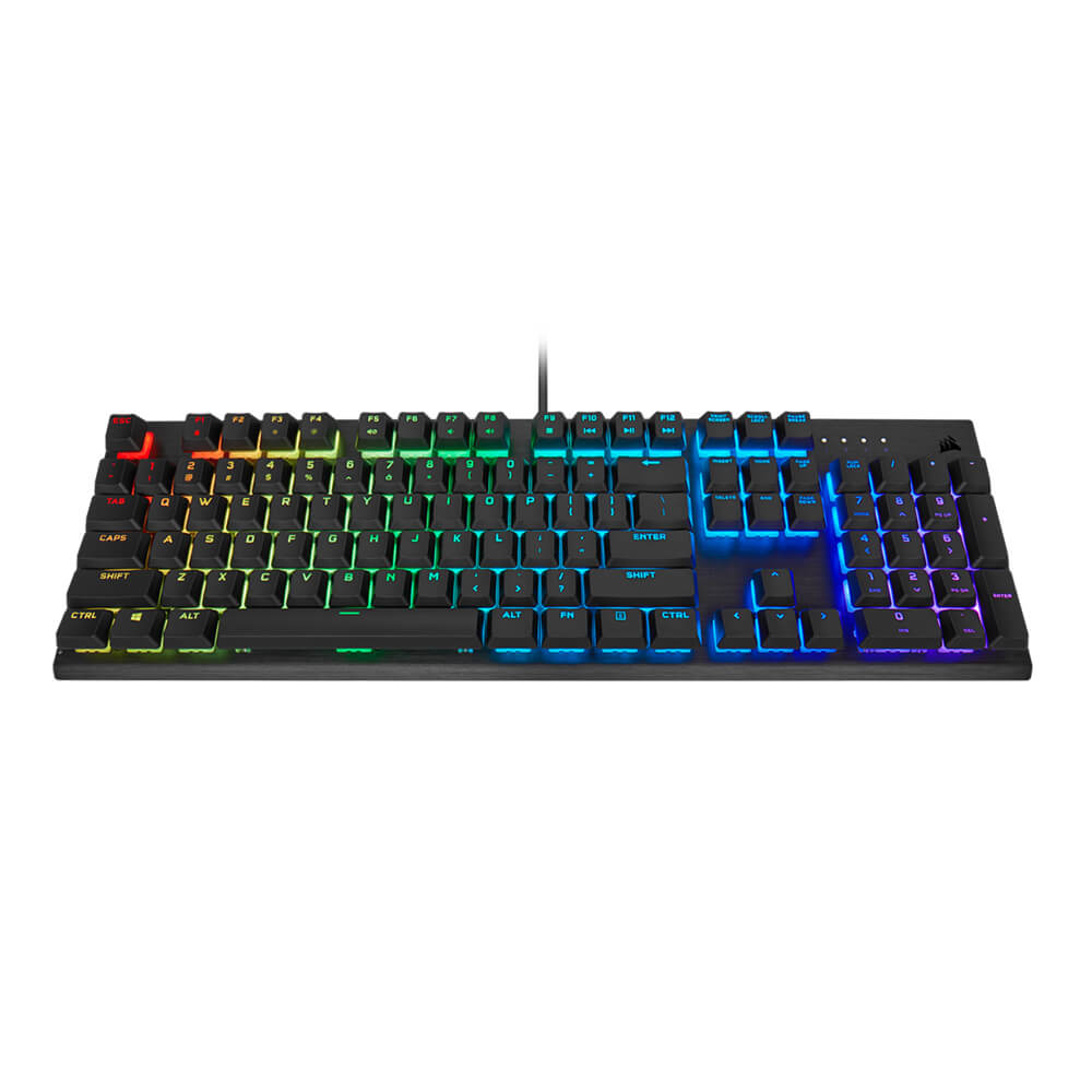 Corsair K60 RGB Pro Mechanical Gaming Keyboard with CHERRY VIOLA Switches - Wired USB Backlit Keyboard for PC, Mac, PS5, Xbox - Perfect for FPS, MOBA & Esports Gaming