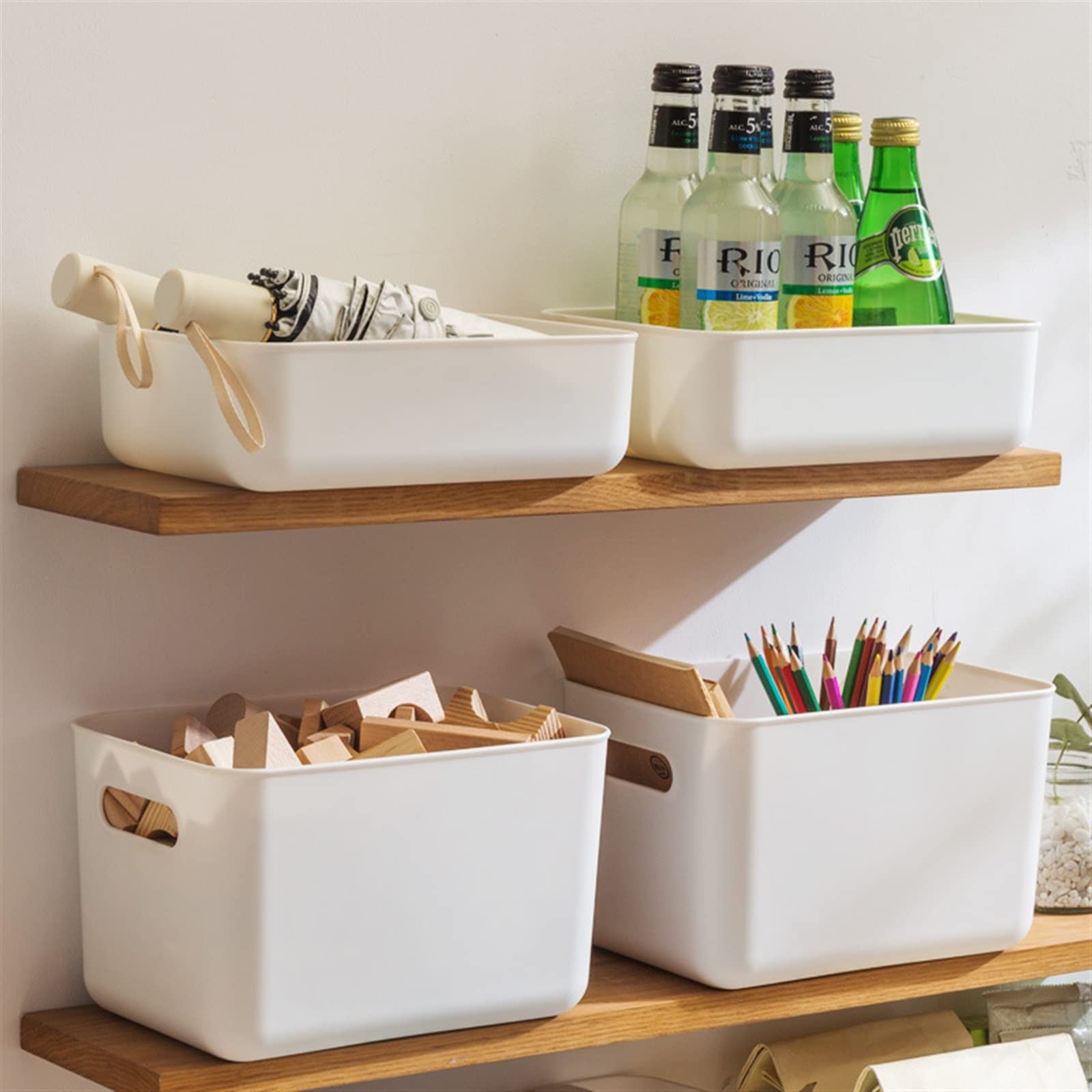 Organizing Storage Boxes for Desk Clutter - Home & Office Use