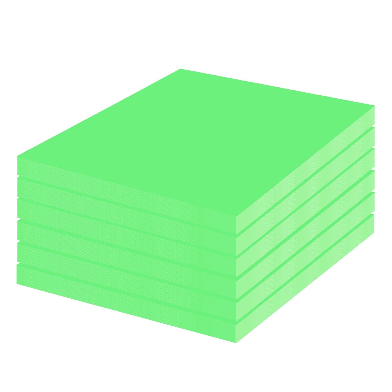 3in X Waterproof Sticky Notes - 75x75mm Transparent Colored Sticky Notes (300PCS) for Office, Craft, Stationery, Teacher Supplies - Perfect for Planners, Journals, Whiteboards & DIY Projects