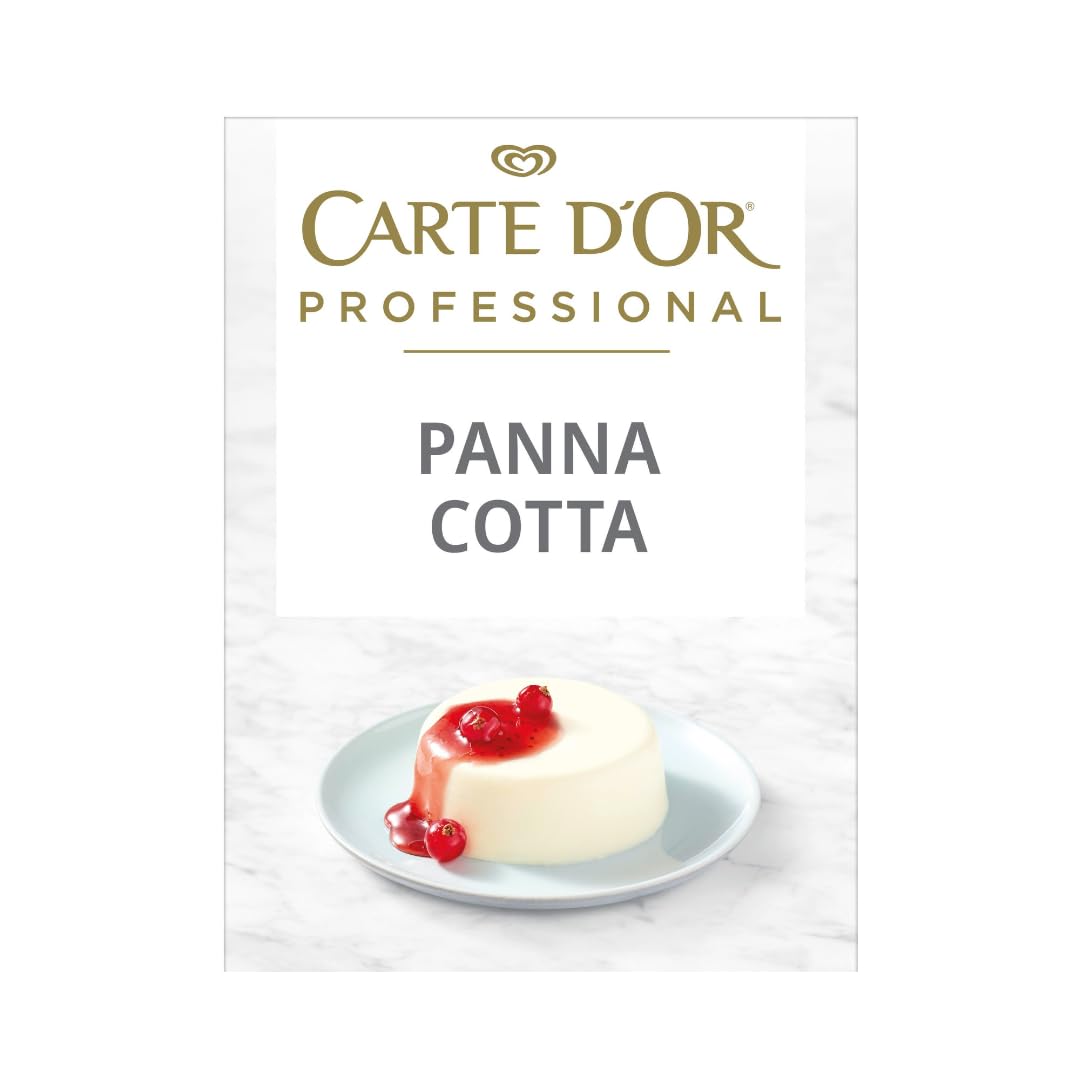 Premium Carte D'or Panna Cotta Powder Mix - Authentic Italian Dessert Compound for Creamy Homemade Panna Cotta | Perfect for Dinner Parties, Italian-Themed Events & Gourmet Dessert Lovers